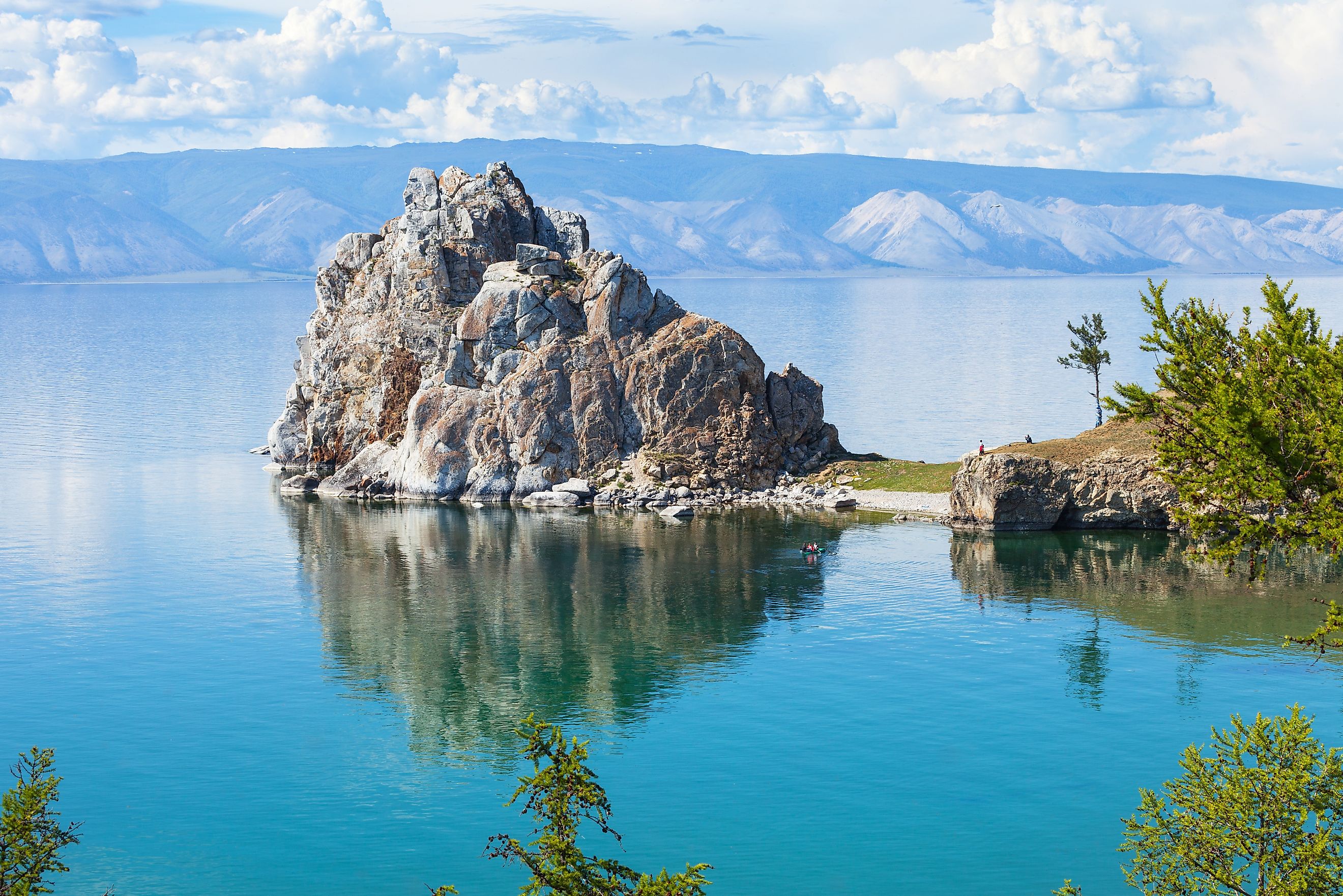 Baikal Lake in the summer.