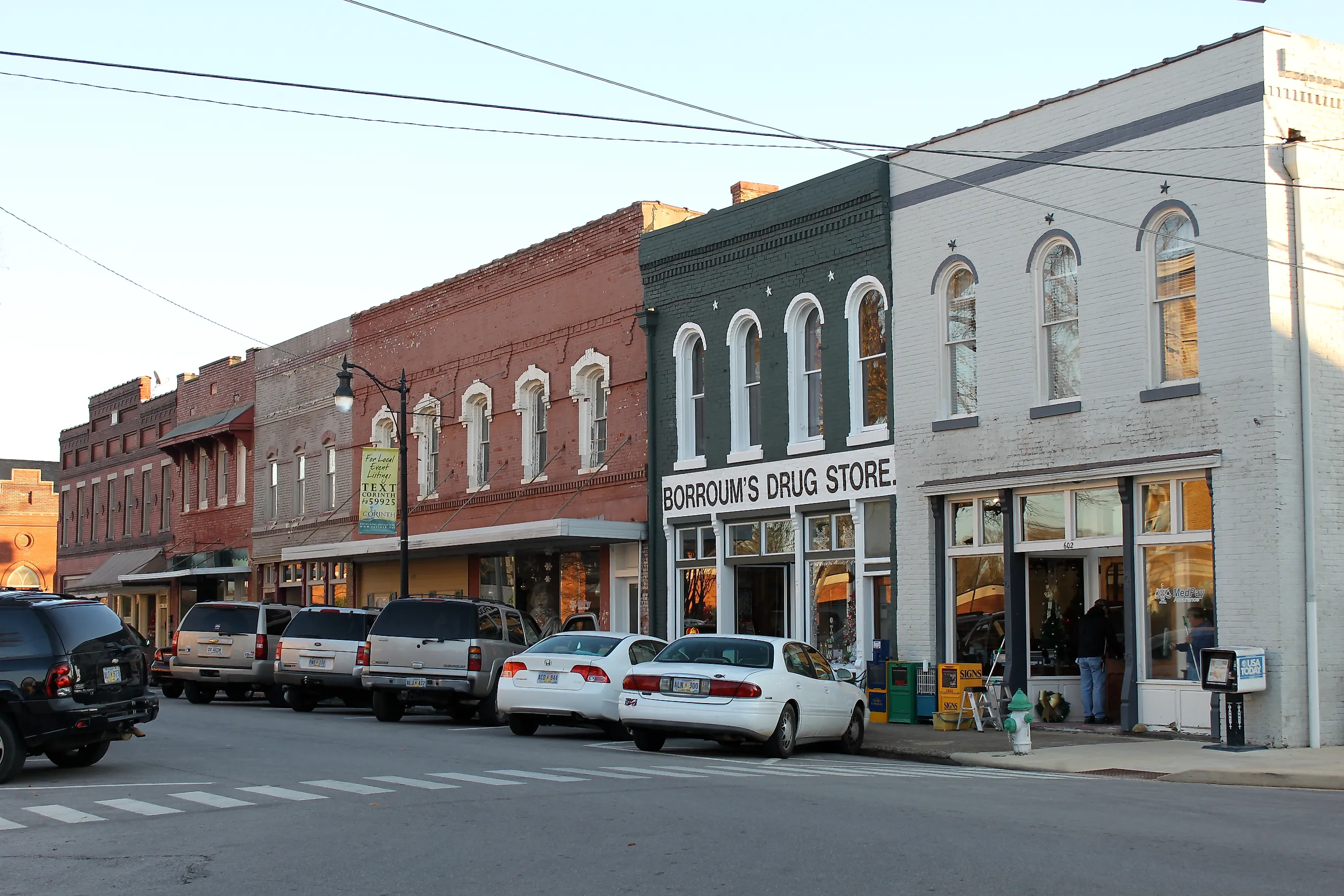 Downtown Corinth, Mississippi. Image credit: Joseph via Flickr.com