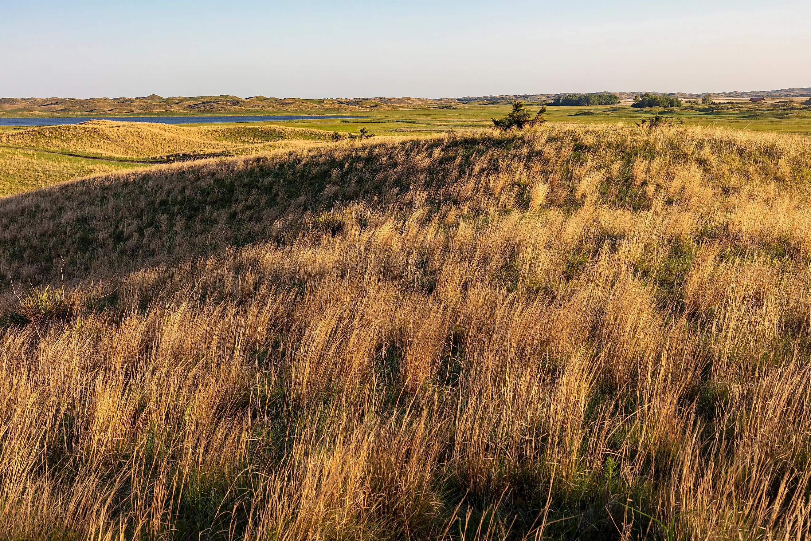 Wetlands at Valentine National Wildlife Refuge in cherry County, Nebraska, USA