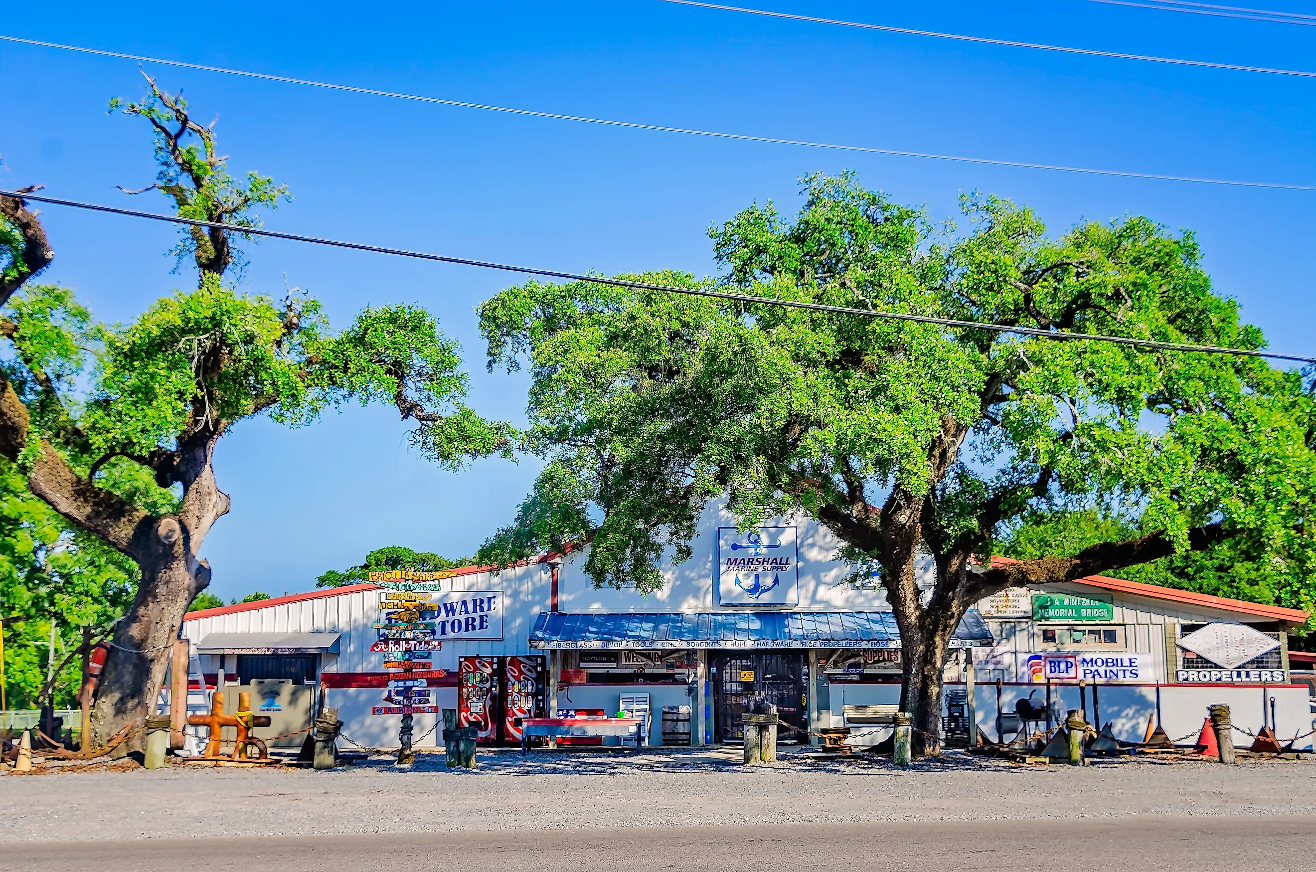 Marshall Marine Supply in Bayou La Batre, Alabama. Image credit Carmen K. Sisson via Shutterstock