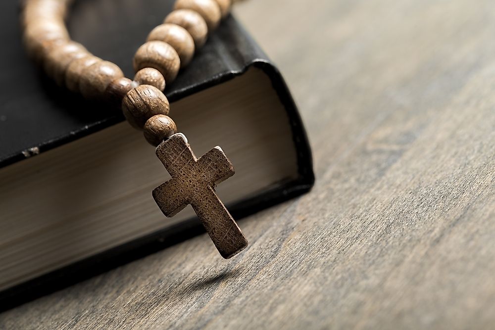 A cross is a symbol of Protestant Christianity.