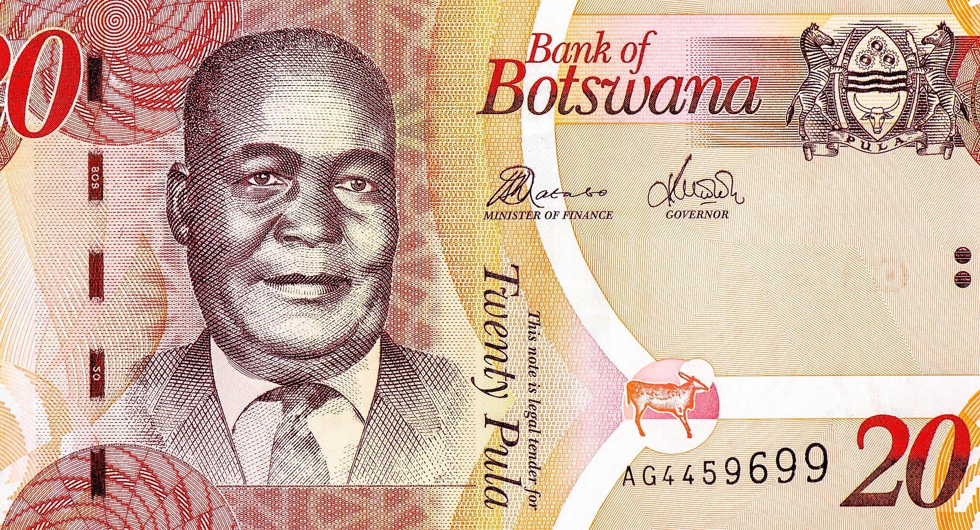 The Botswana pula.