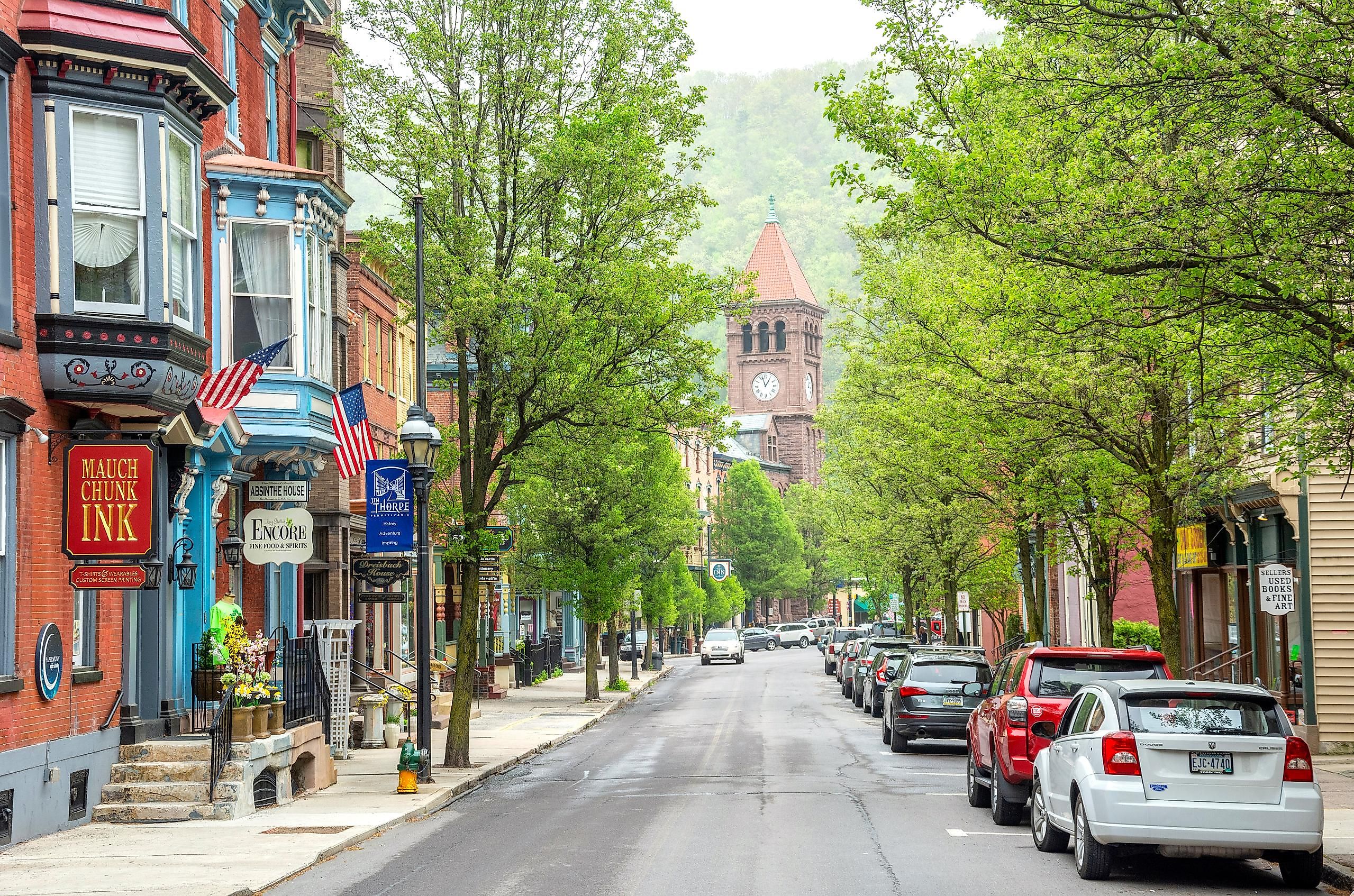 Jim Thorpe, Pennsylvania. Alizada Studios - stock.adobe.com