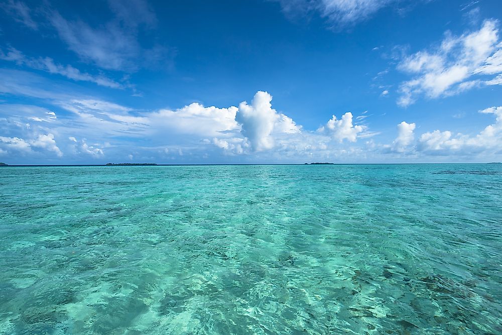 The South Pacific is the least polluted of the world's oceans.