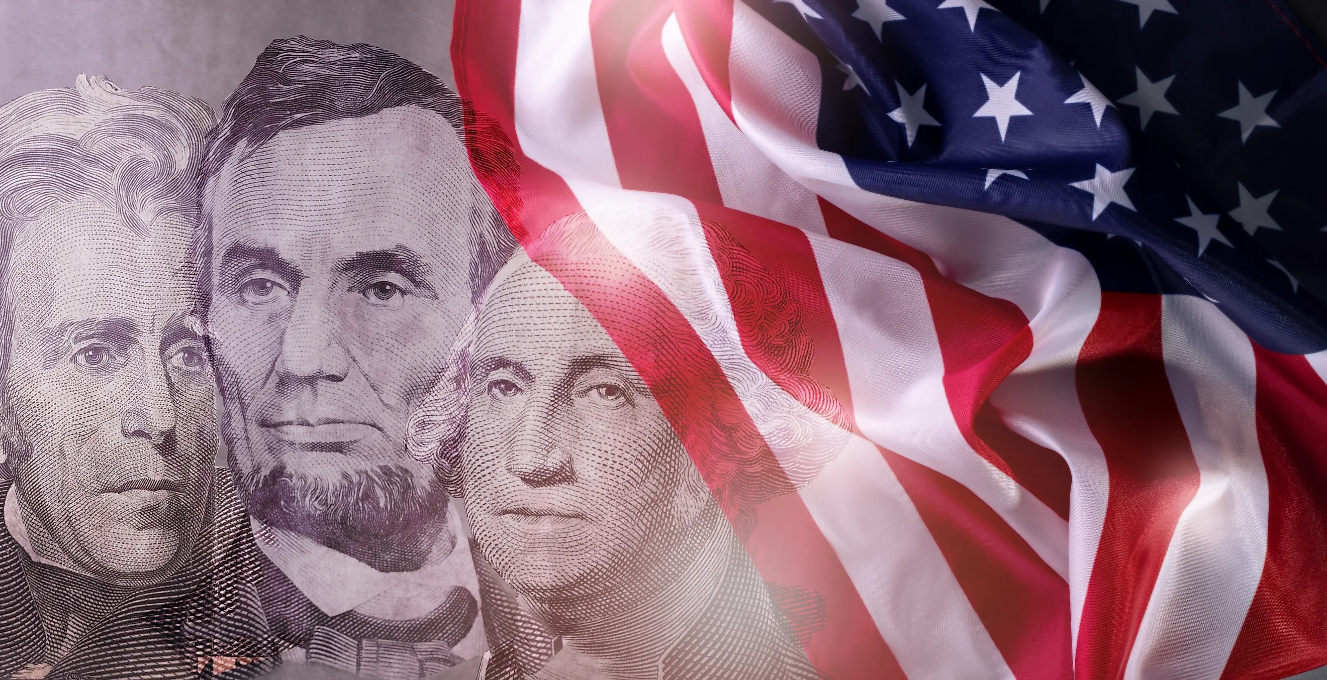 a collage of four American Presidents