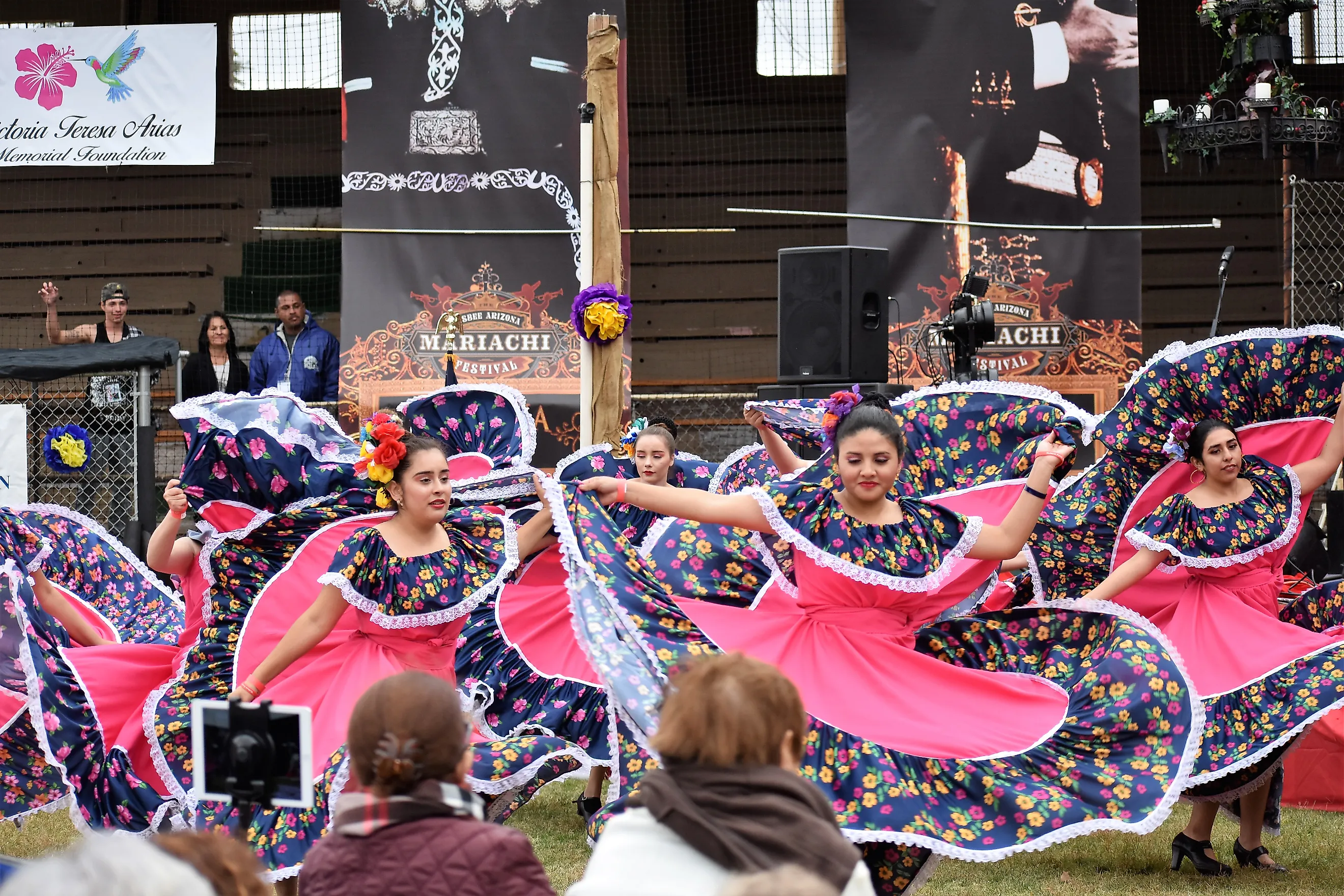 Dancers celebrating their Latin American Heritage at the Bisbee Mariachi Festival, Arizona. Image: John Merideth via Wikimedia