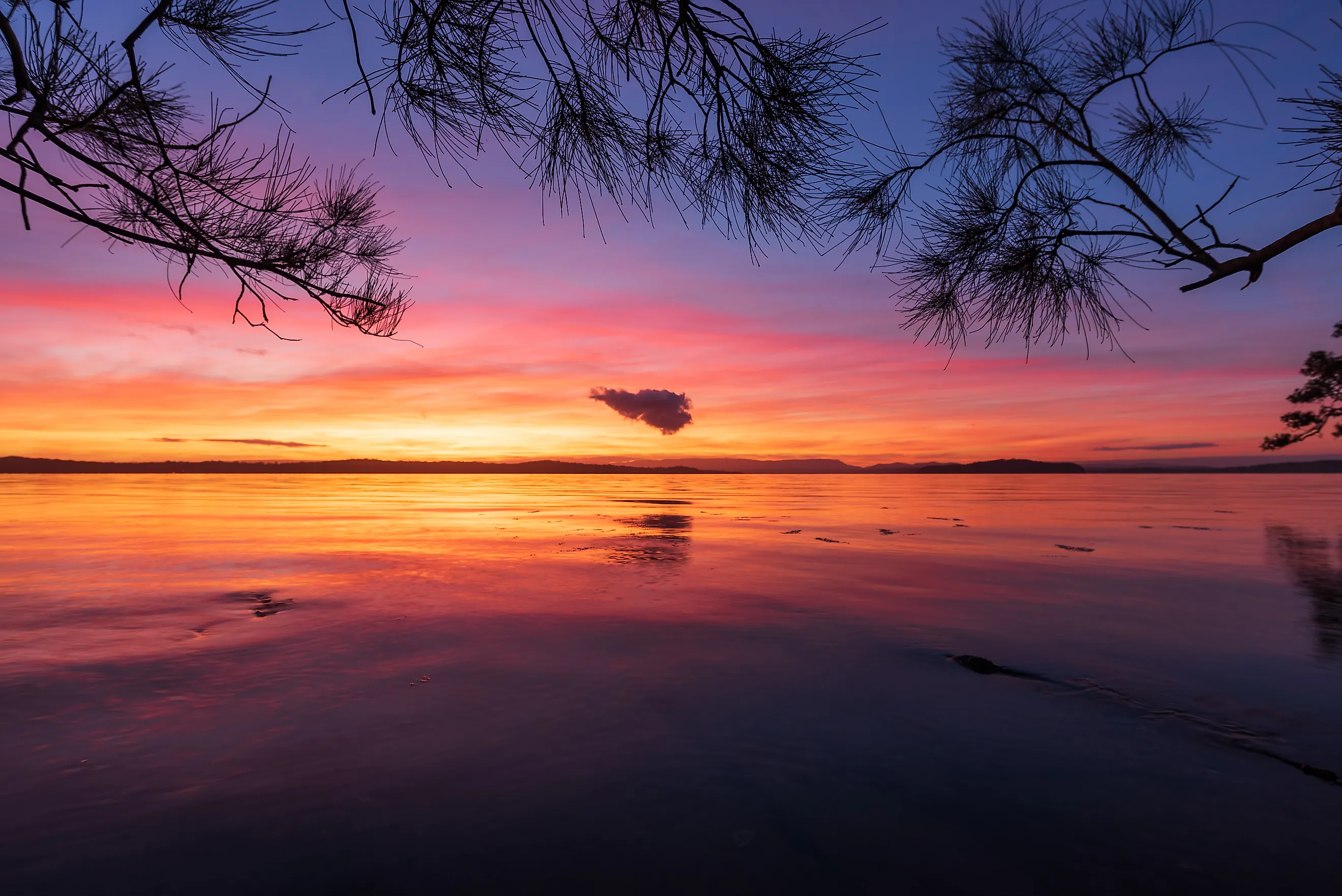 Lake Macquarie in New South Wales, Australia.