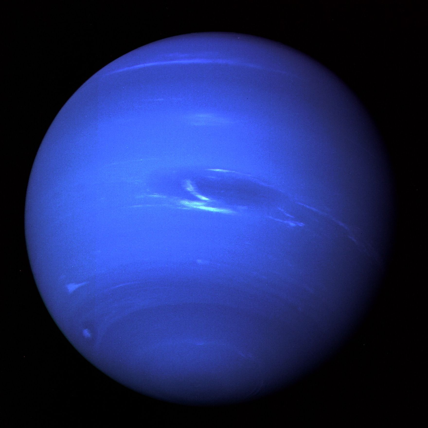 Voyager 2 image of Neptune. Image credit: NASA/ESA