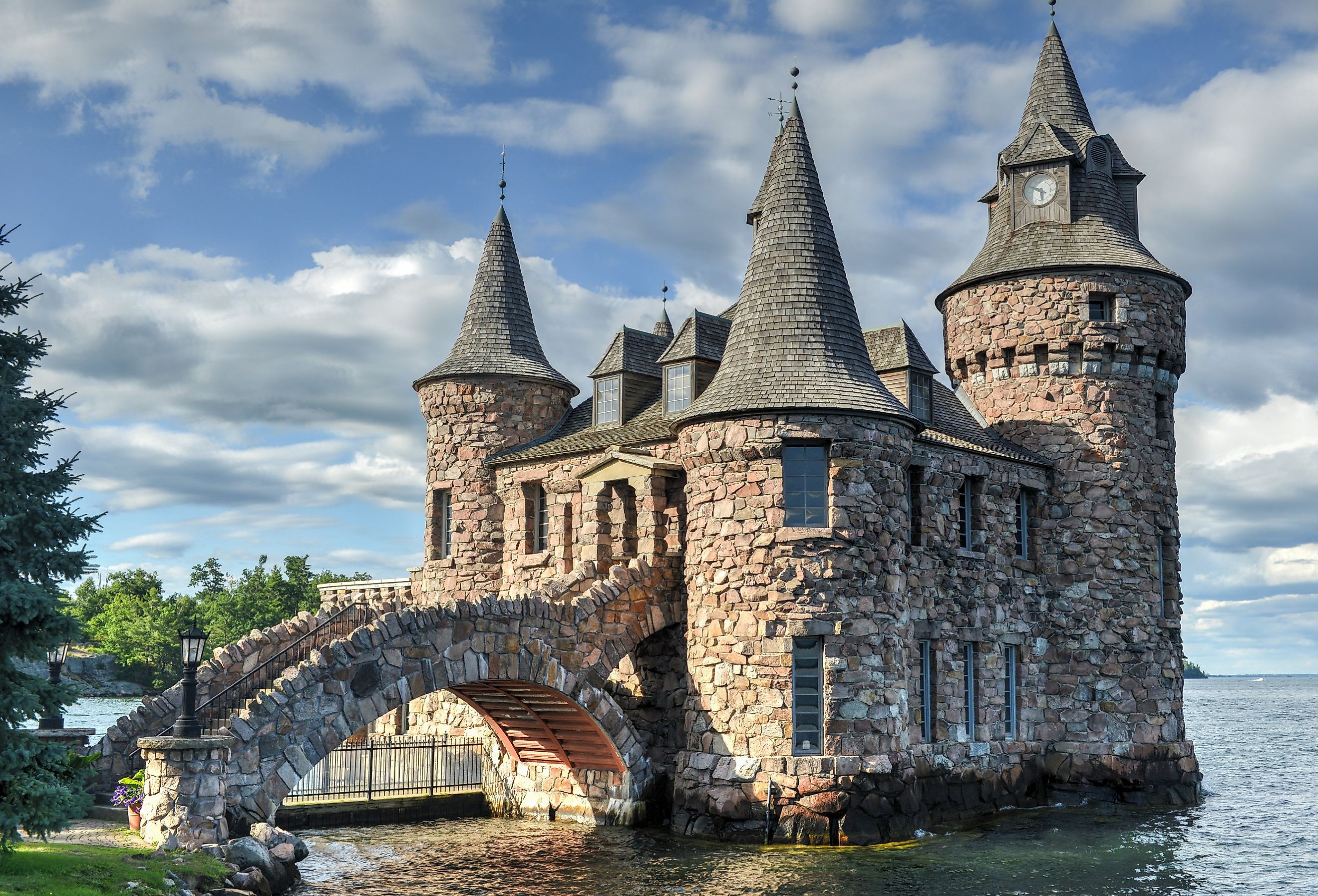 Power House of Boldt Castle in Thousand Islands, New York.