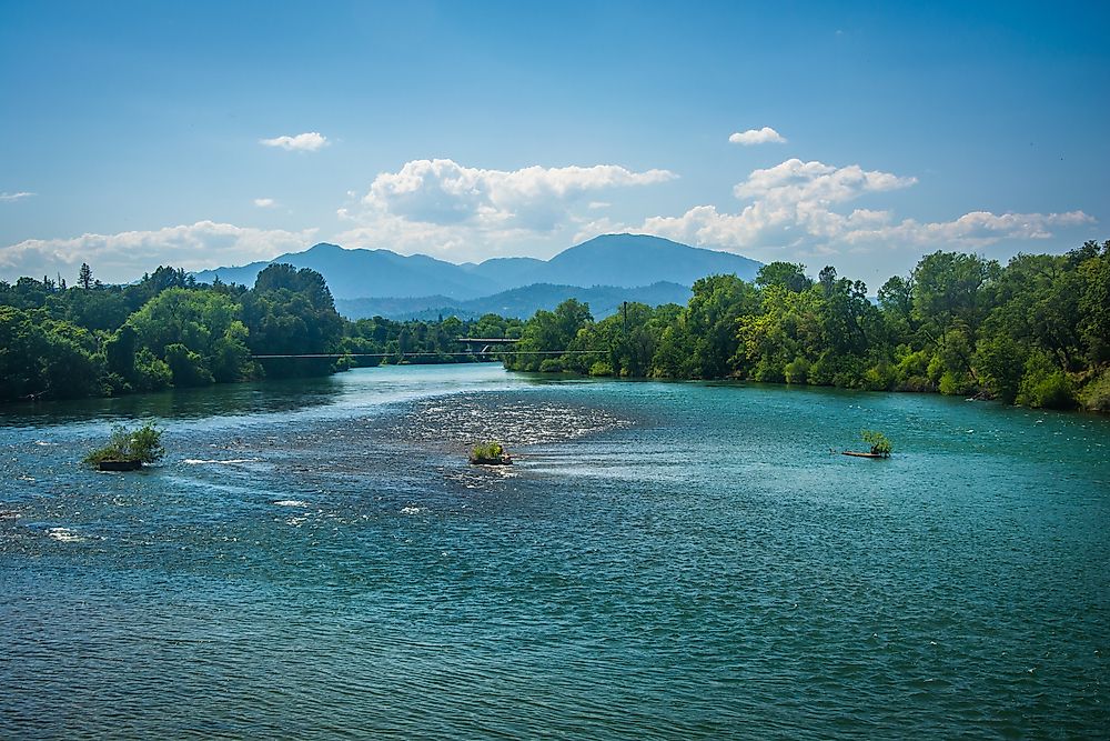 The Sacramento River near Redding, California.