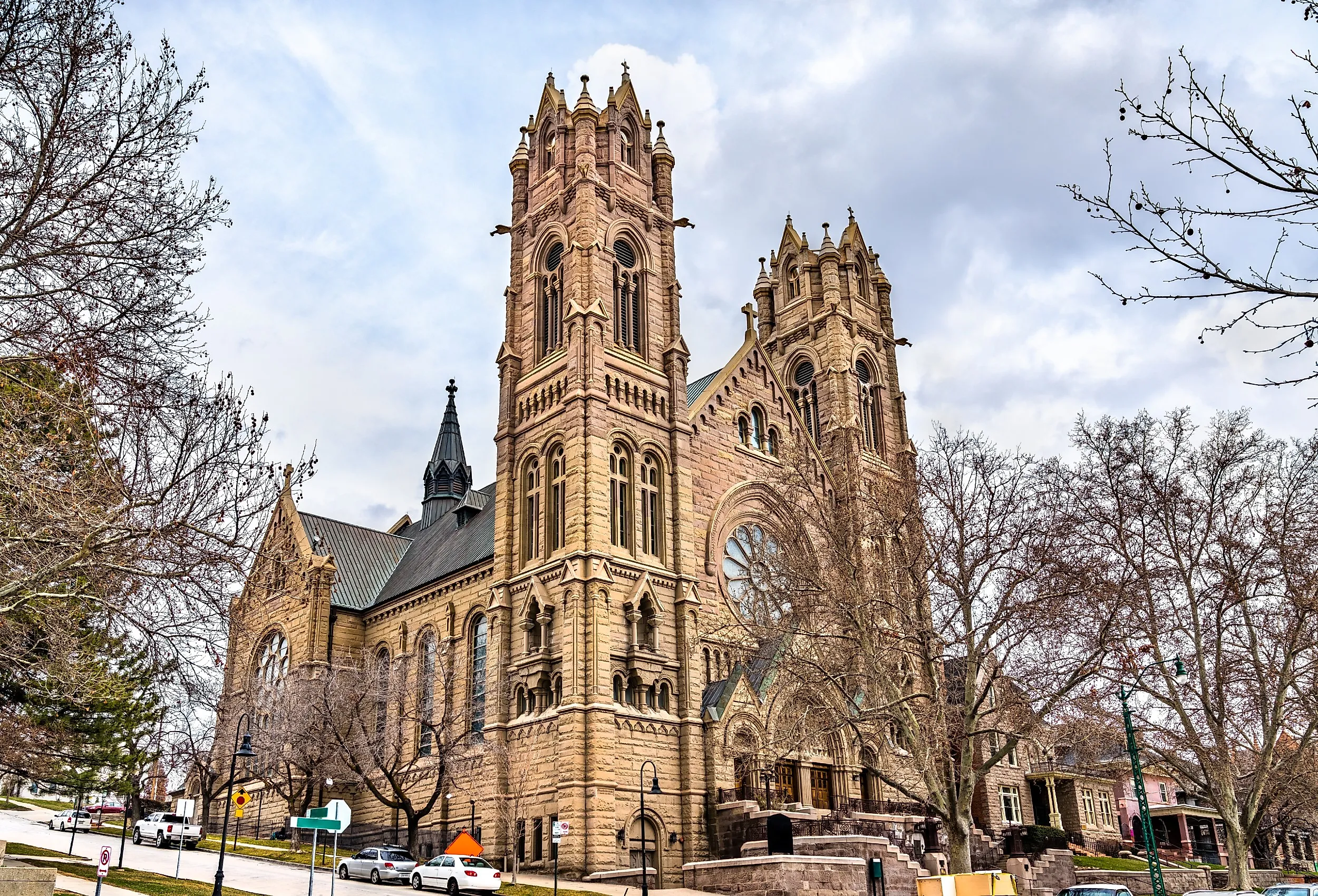 Cathedral of the Madeleine in Salt Lake City, Utah.
