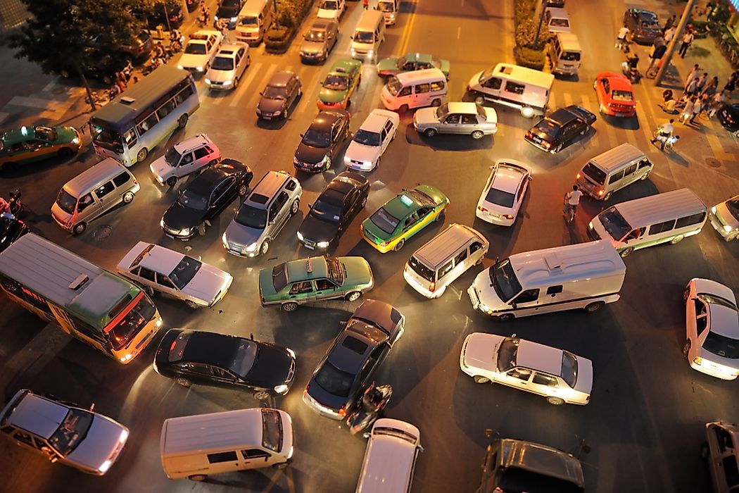 Sometimes, the traffic situation in China can be chaotic.