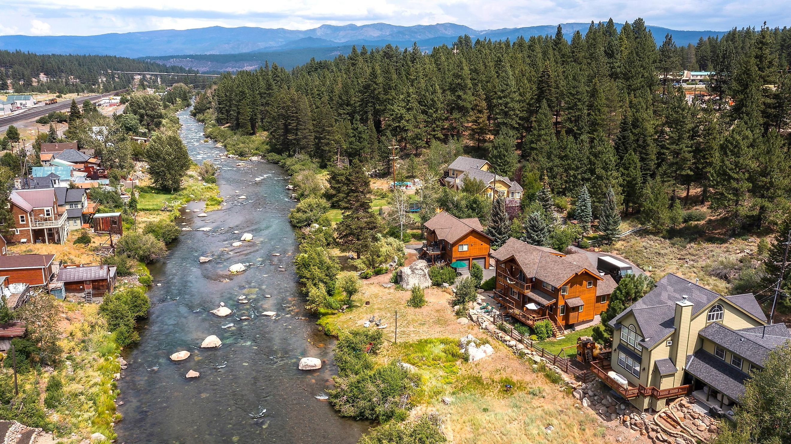 The picturesque town of Truckee, California.