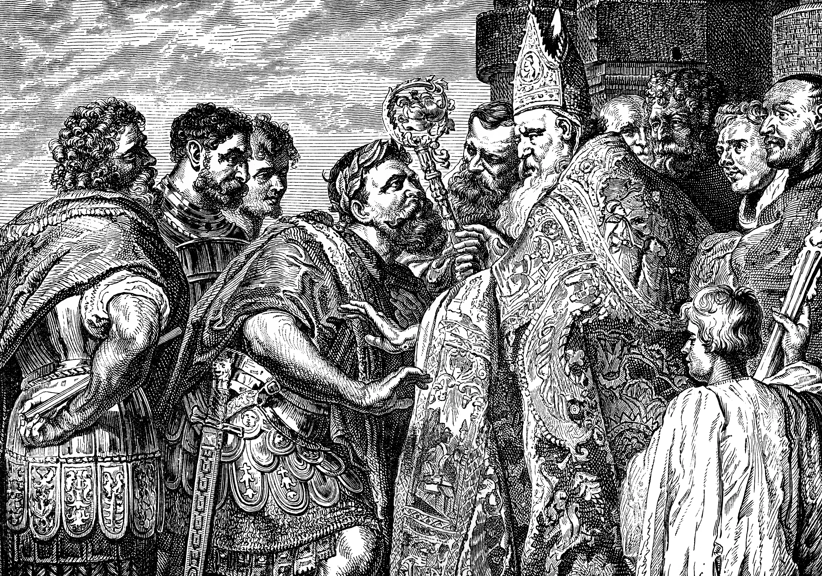 Archbishop Ambrose Refuses to Admit Theodosius into Milan Cathedral