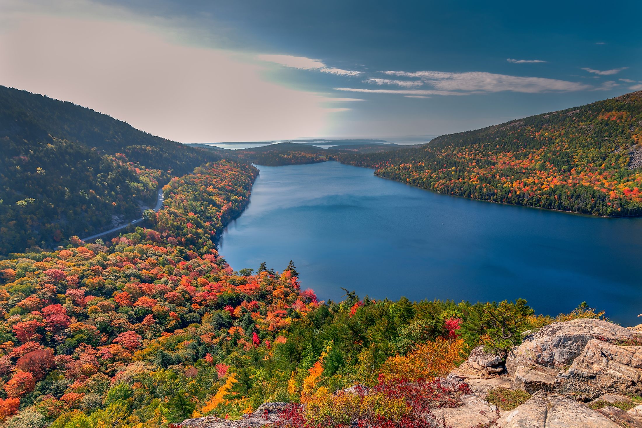Acadia national park fall colors