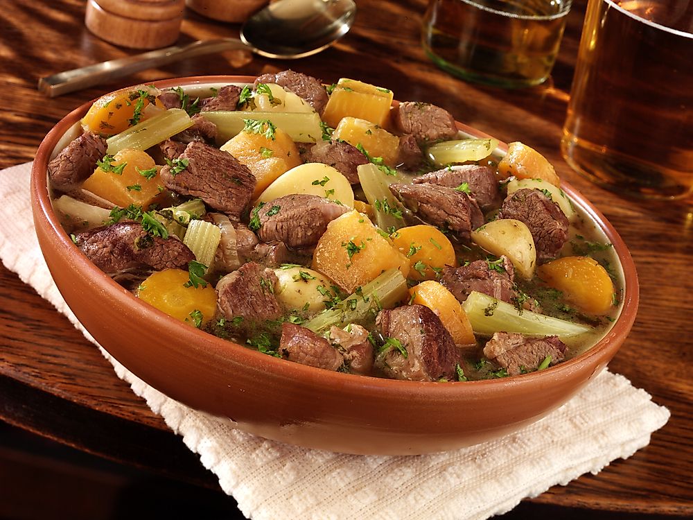 Traditional Welsh cawl.