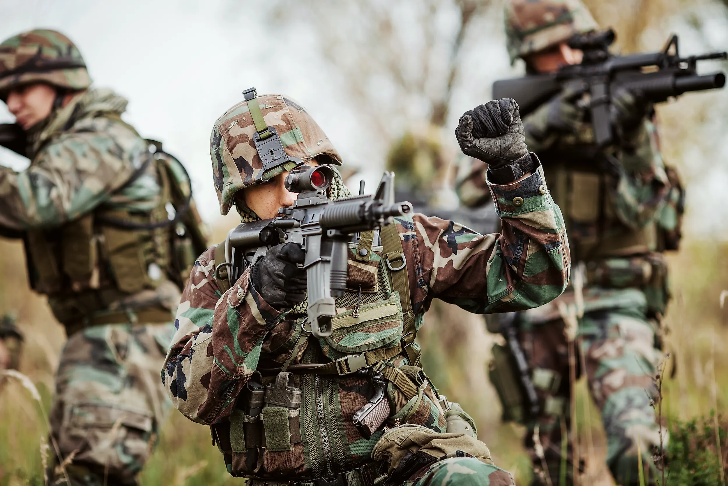 For now, the extremely powerful armies of Russia, India, and China will have to get even stronger to challenge the US.