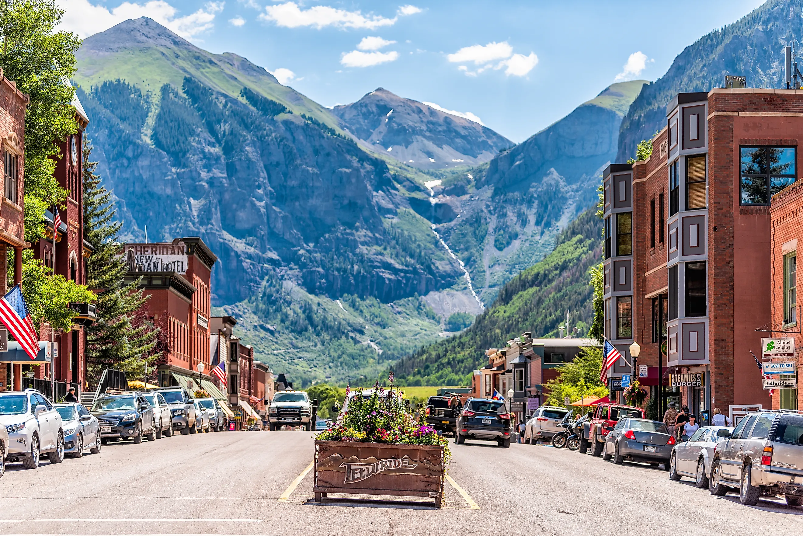 The gorgeous town Telluride, Colorado.