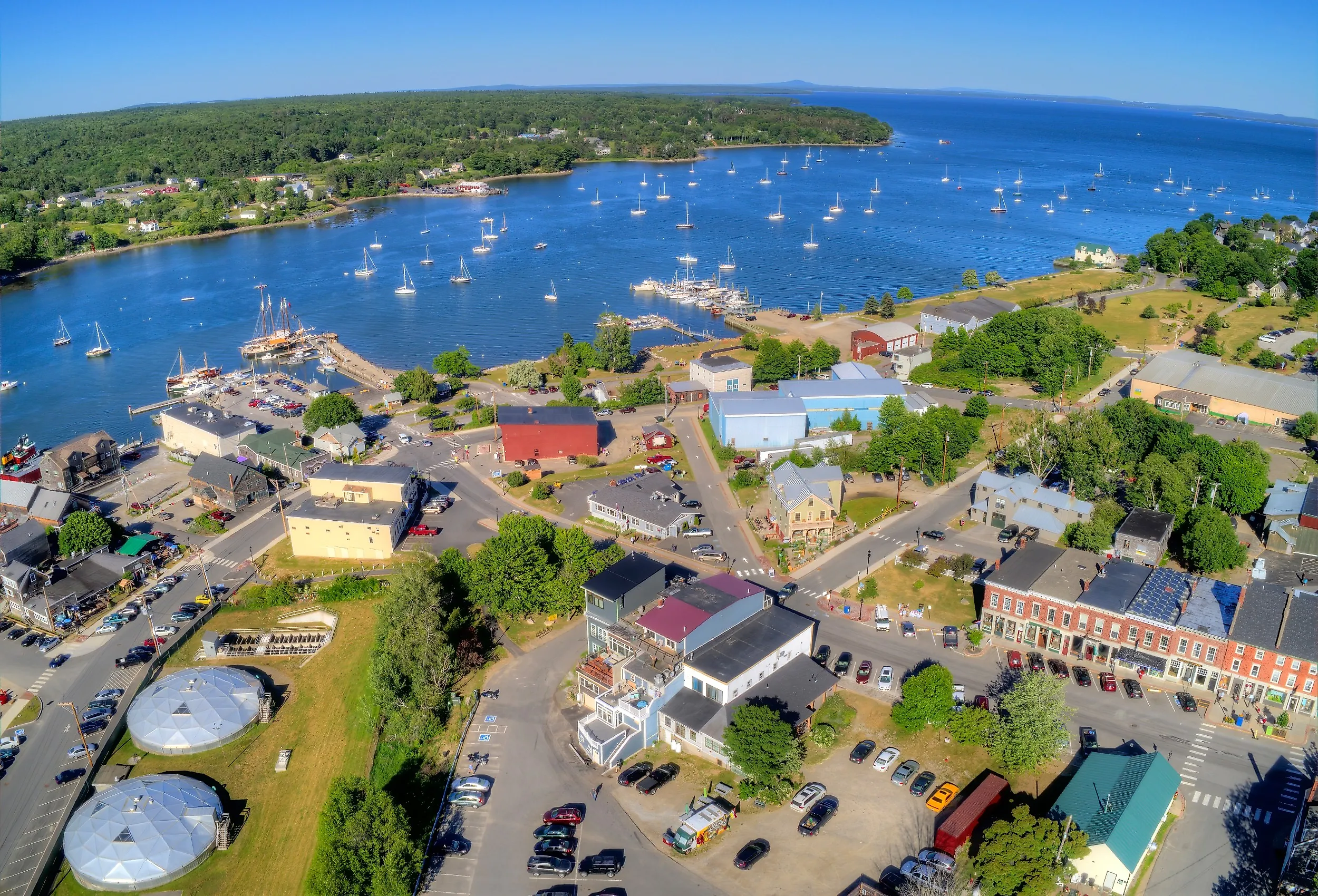 Overlooking Belfast, Maine.
