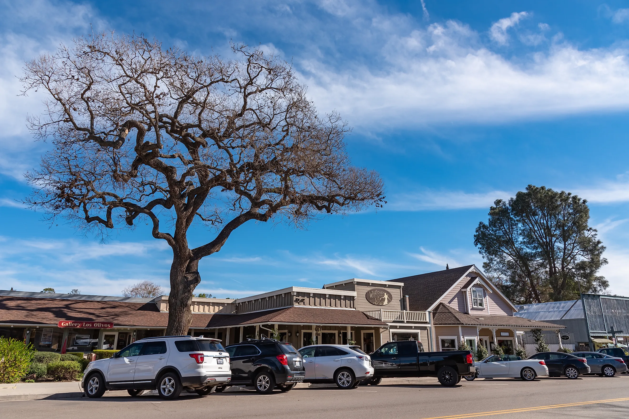 Street view in Los Olivos, California. Image credit Marco Bicci via Shutterstock.com