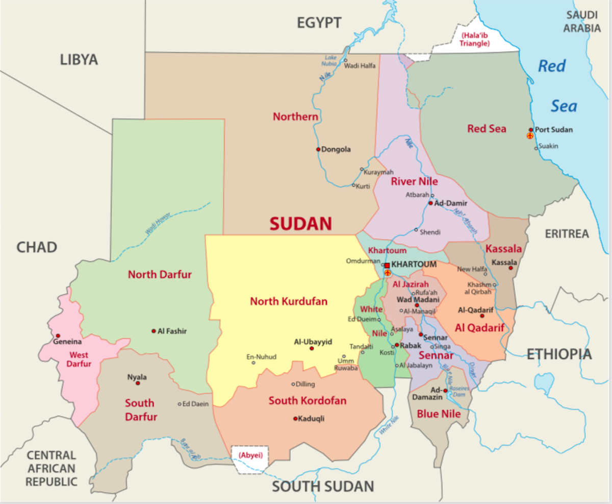 Sudan Maps & Facts