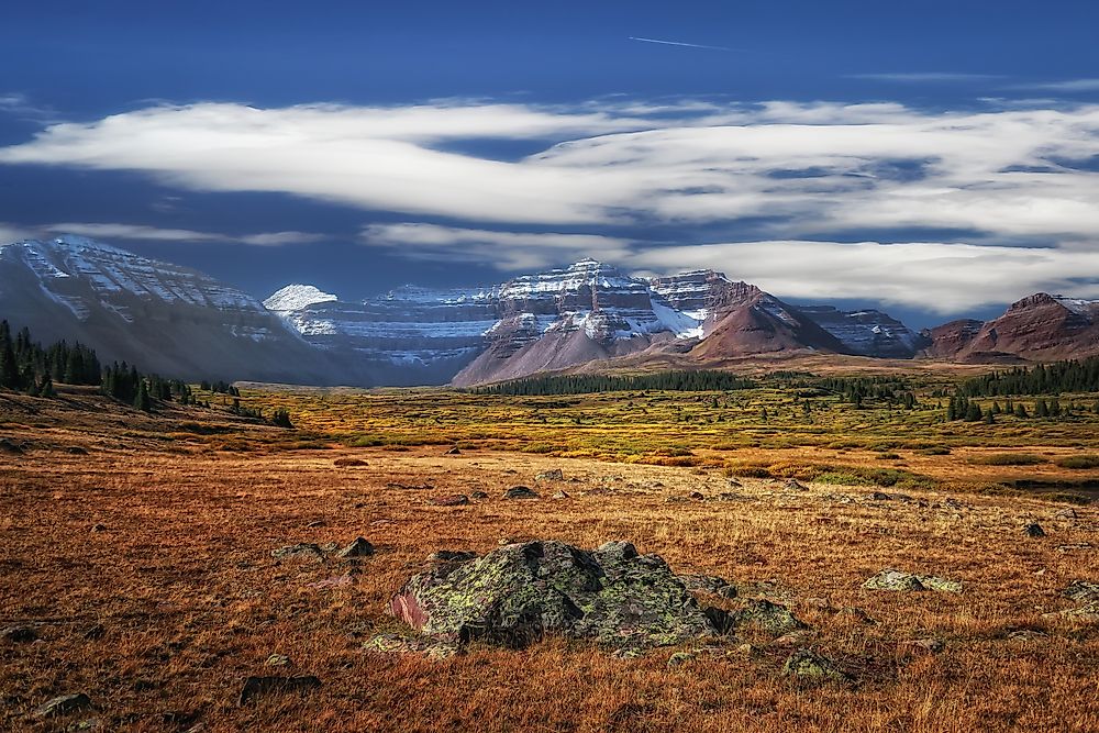 Kings Peak, the highest peak in Utah.