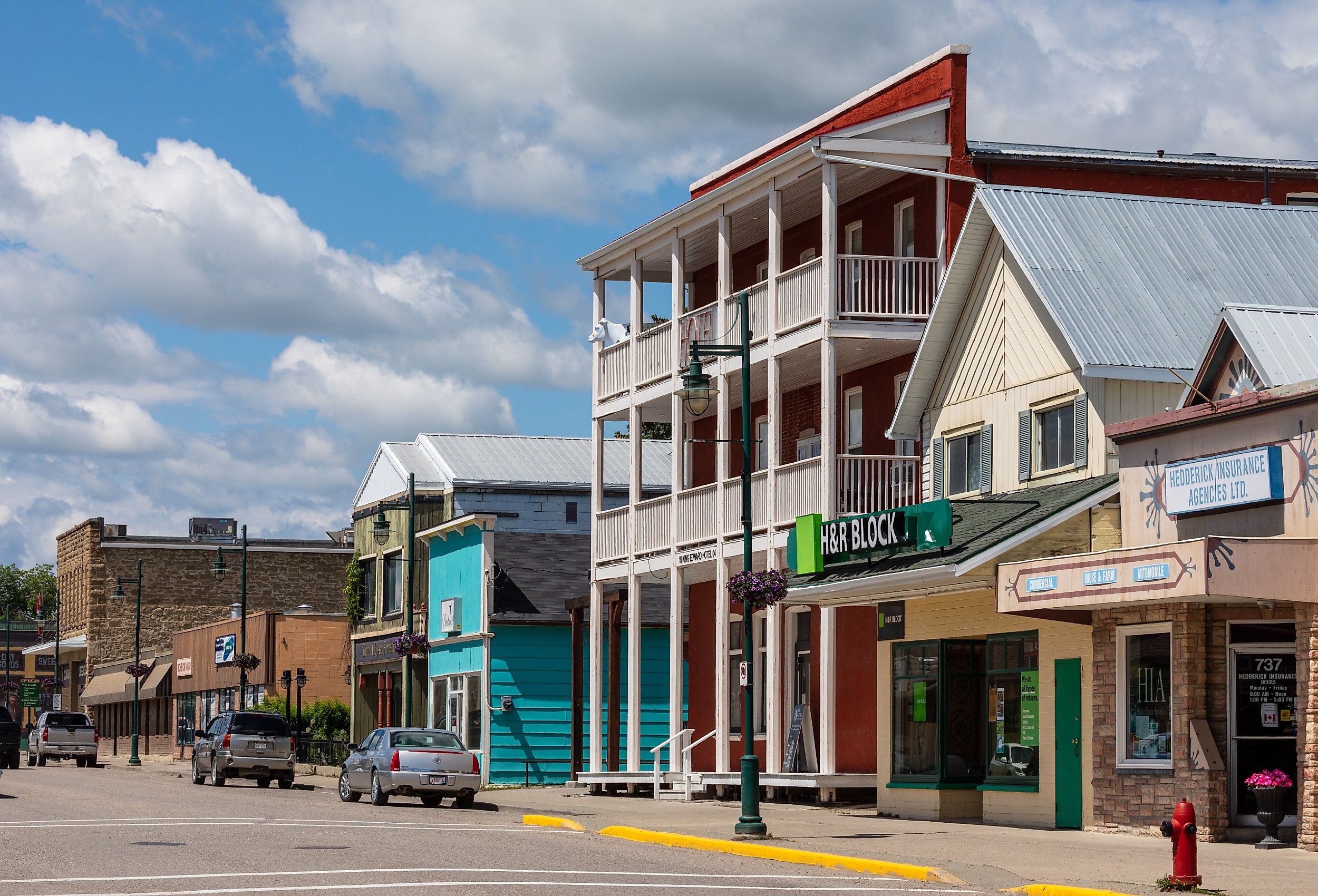 Street view of Pincher Creek, Alberta, Canada. Image credit hecke61 via Shutterstock.com