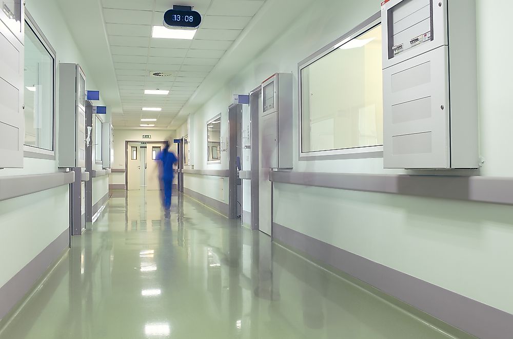 Not every country has equal access to medical staff.