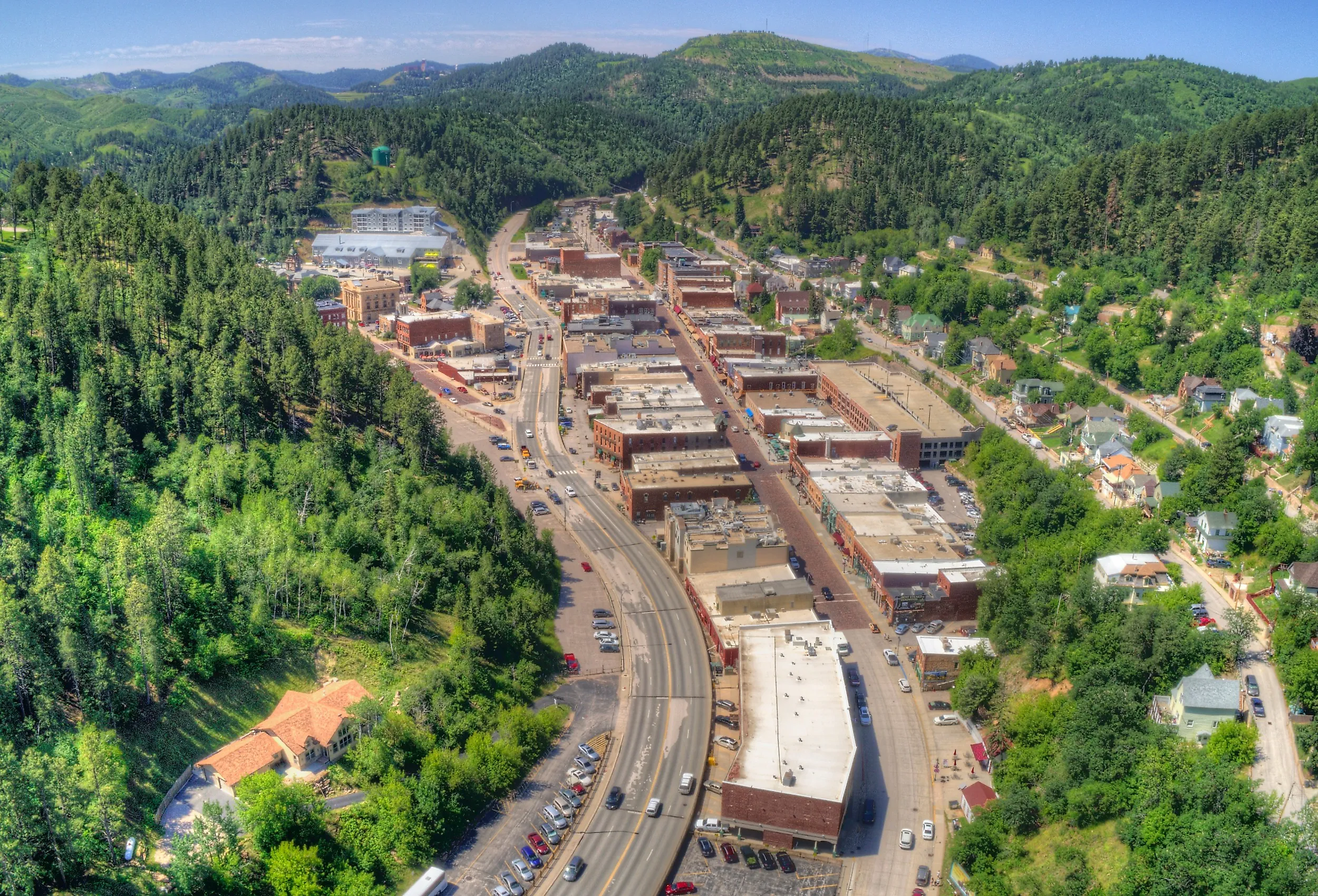 Overlooking Deadwood, South Dakota.