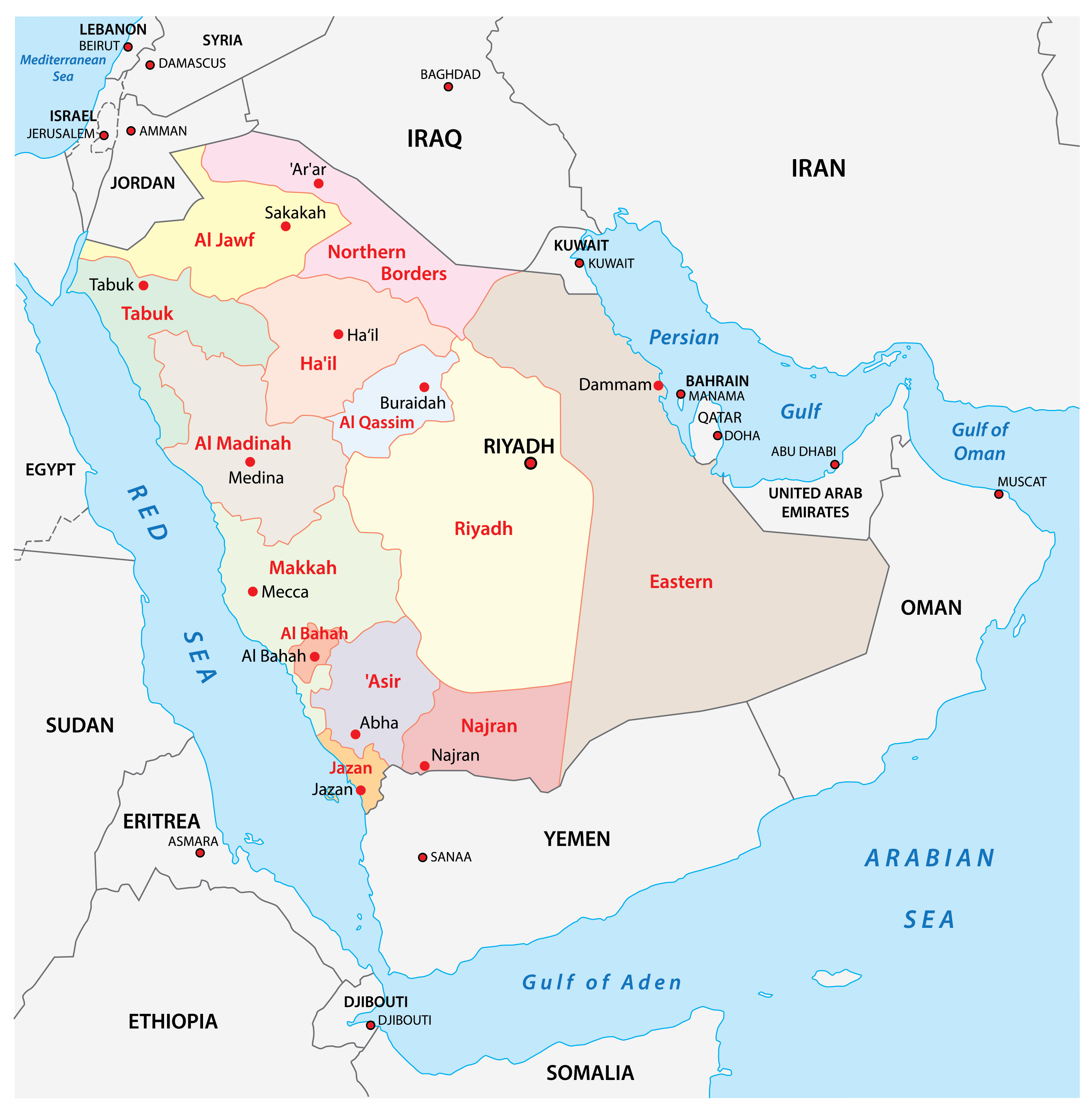 Saudi Arabia Maps & Facts - World Atlas