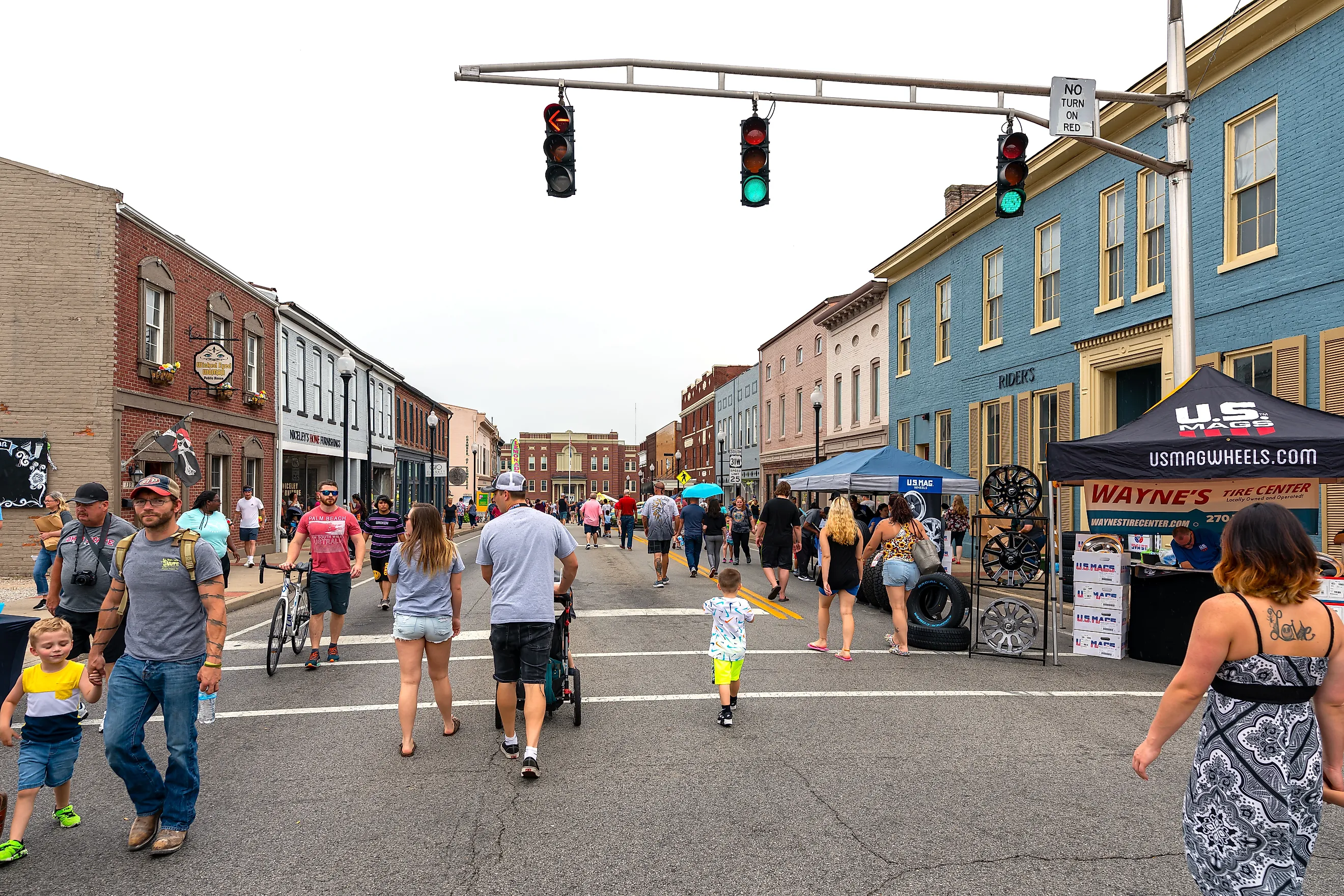 Downtown Elizabethtown, Kentucky.