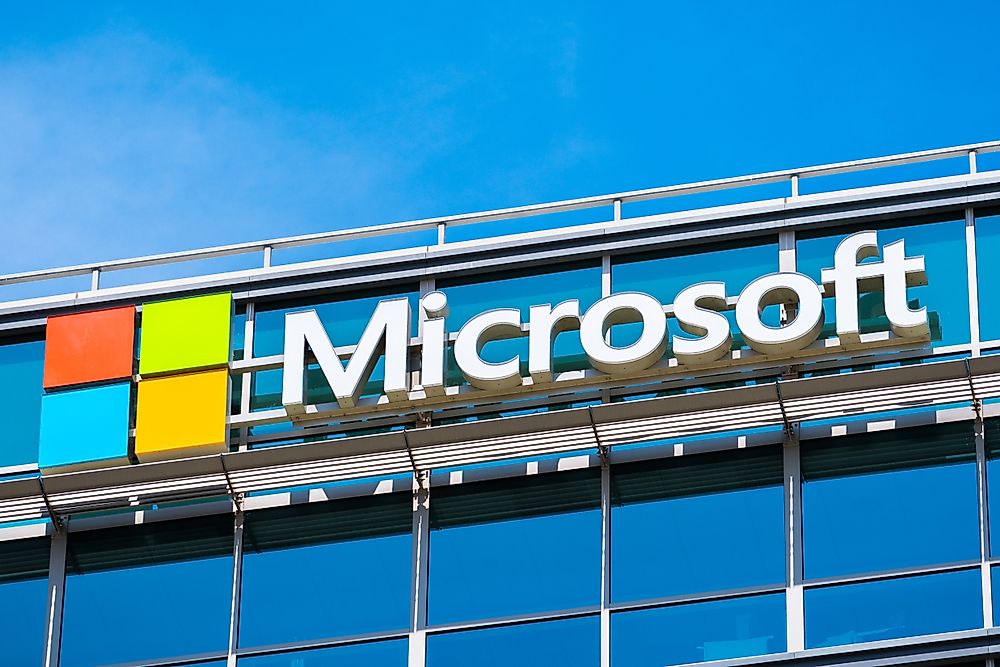 A Microsoft building in Sunnyvale, USA. Editorial credit: Sundry Photography / Shutterstock.com.