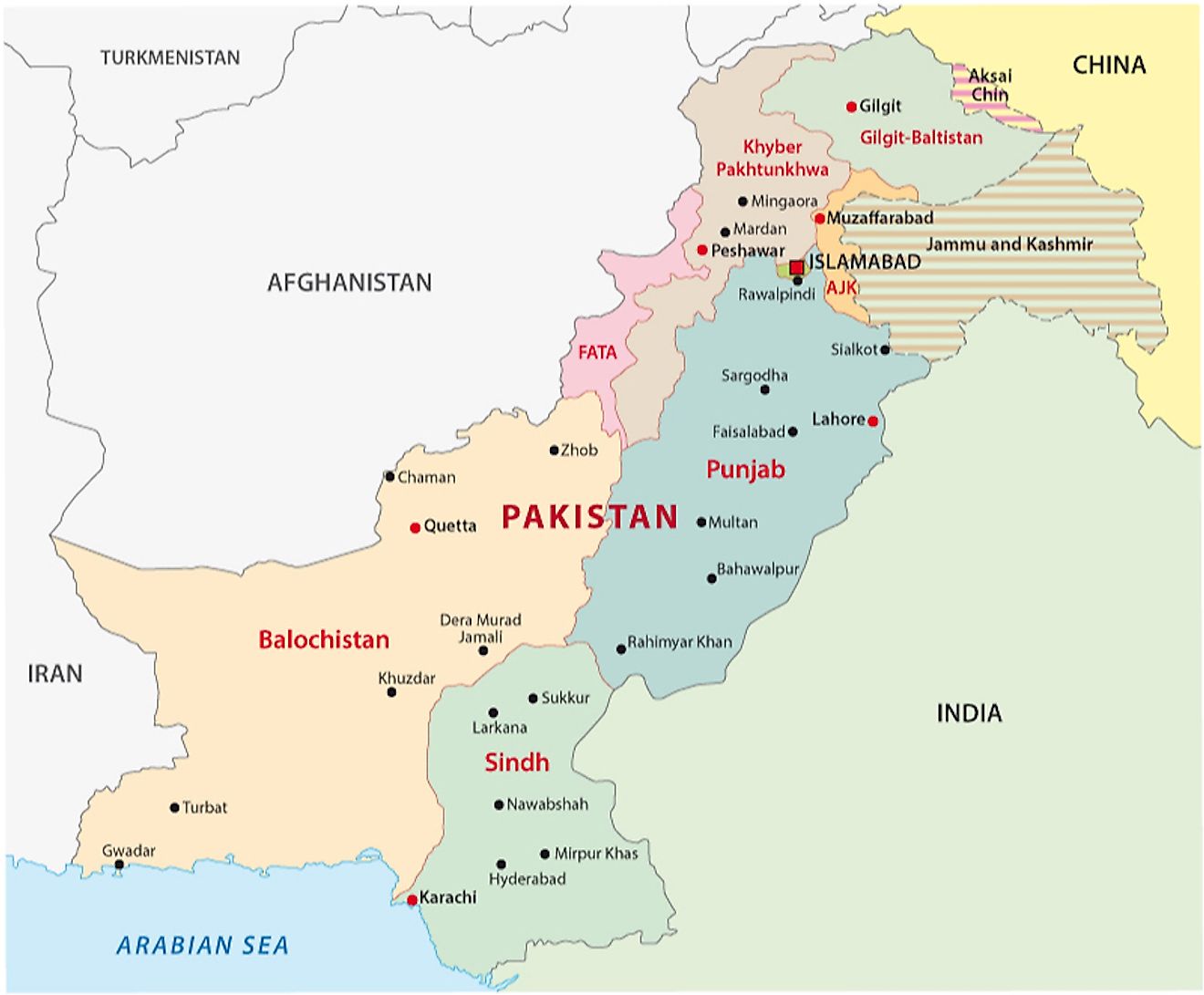Capital Of Pakistan Map | My XXX Hot Girl
