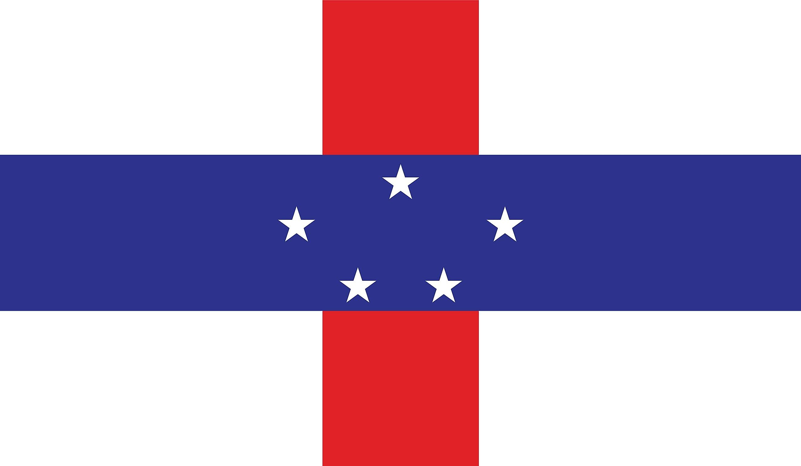 Flag of the former Netherlands Antilles. 