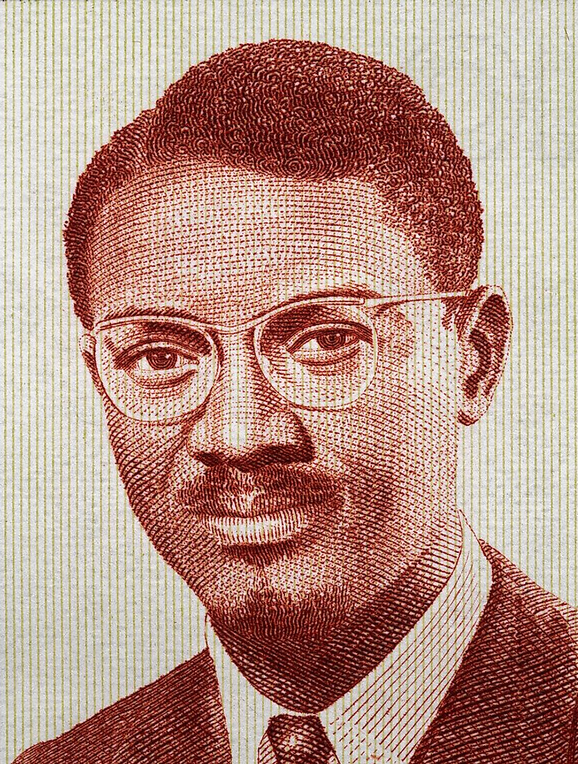 The portrait of Patric Lumumba on a Guiean banknote.