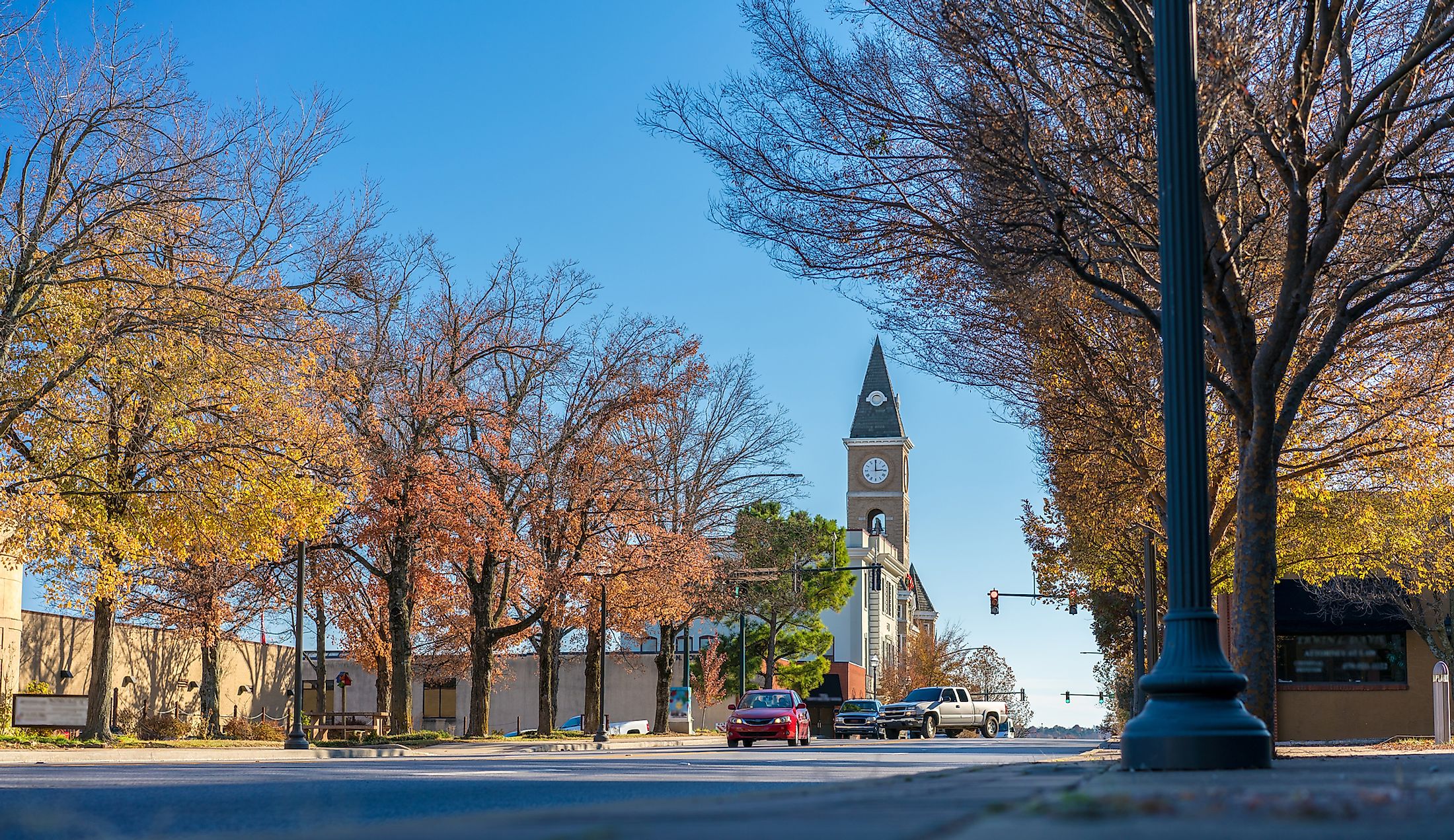 Historic Washington County Court House in downtown Fayetville.