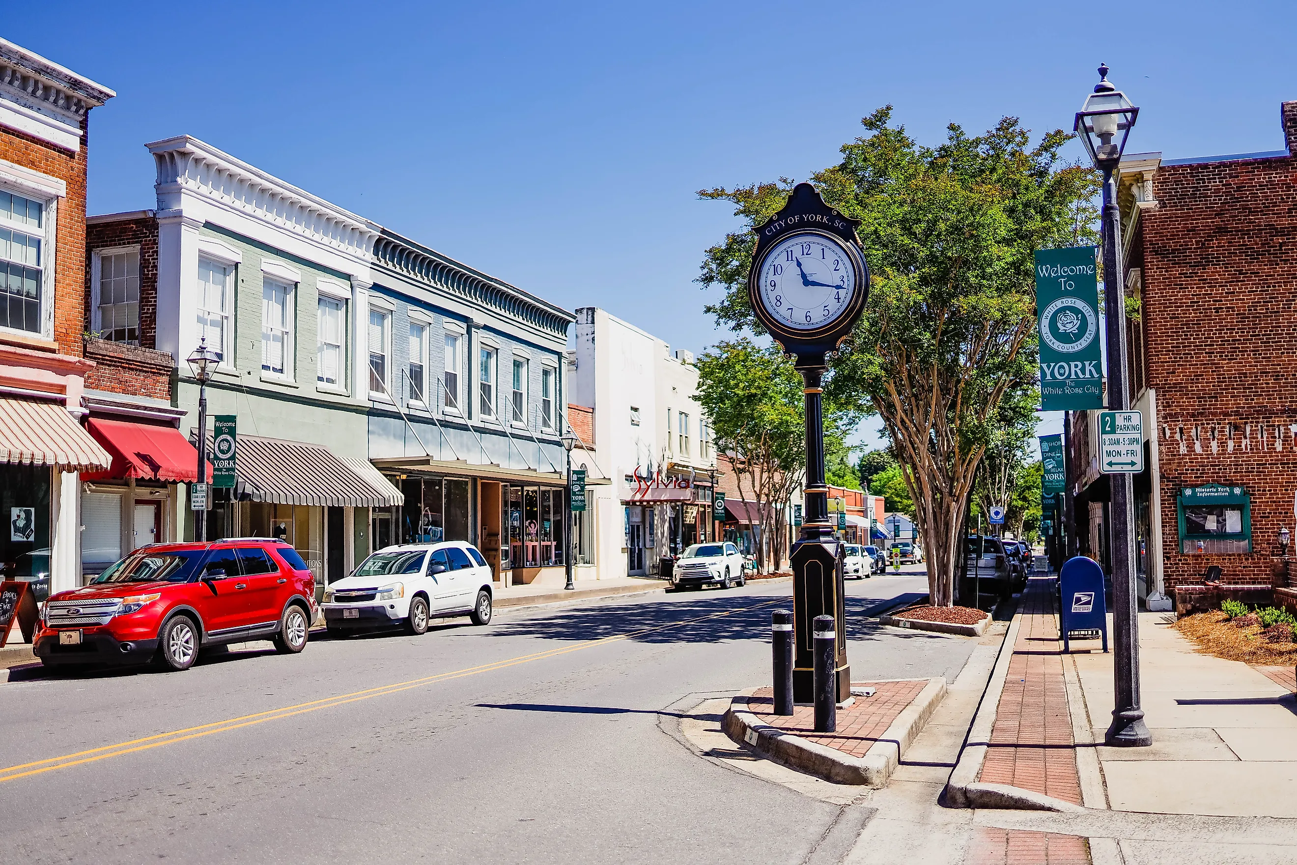 Downtown York, South Carolina.