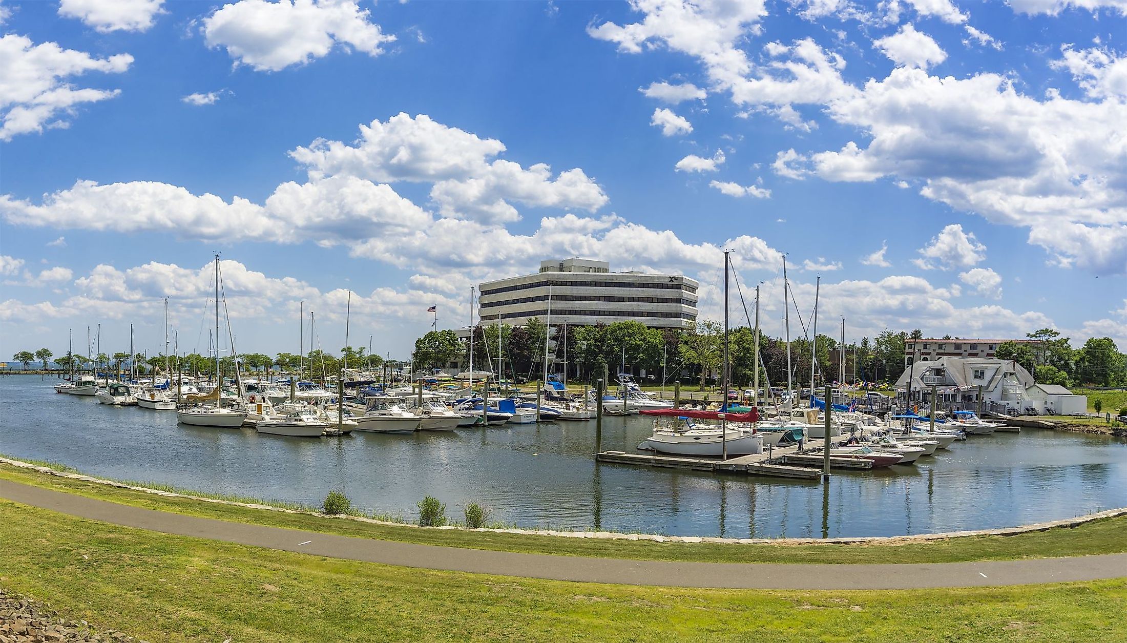 Stamford is a city in Fairfield County, Connecticut. Editorial credit: Pit Stock / Shutterstock.com