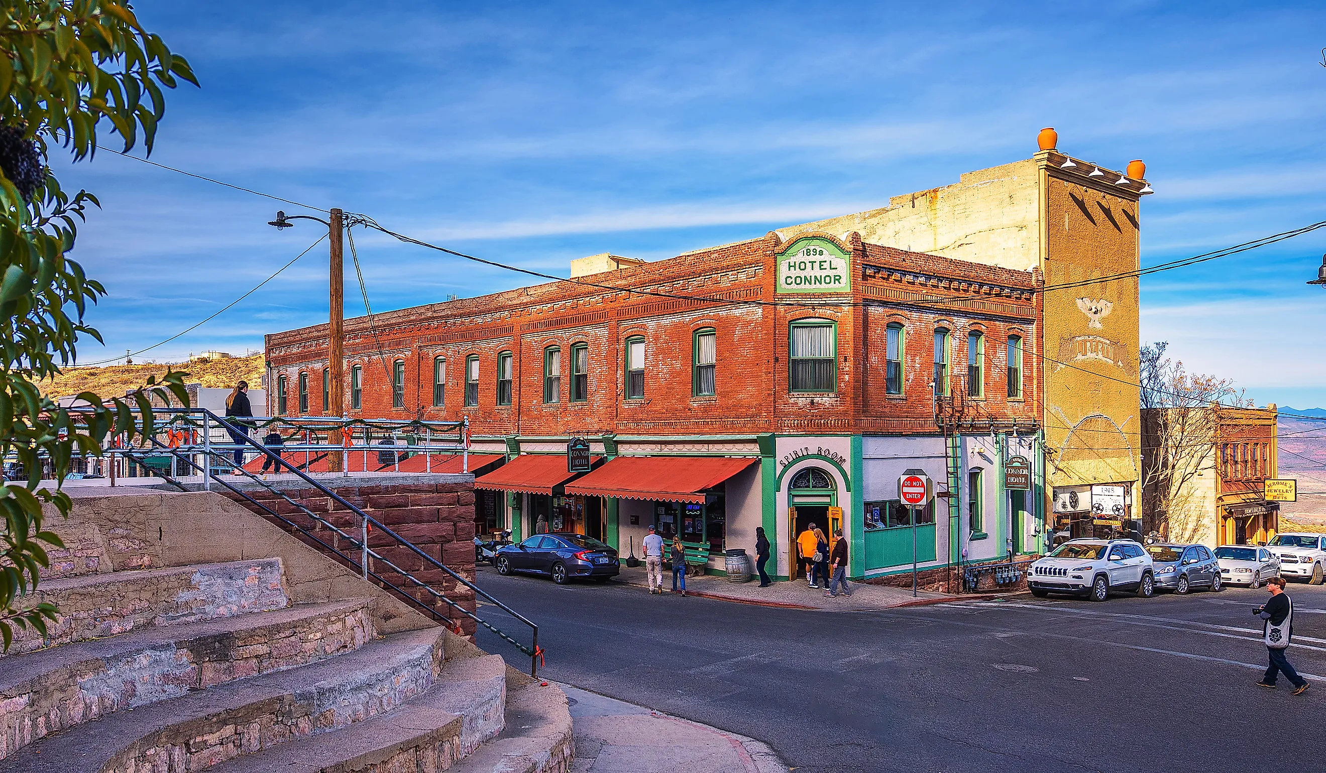 Historic Connor Hotel on the Main Street of Jerome, Arizona. Image credit Nick Fox via Shutterstock