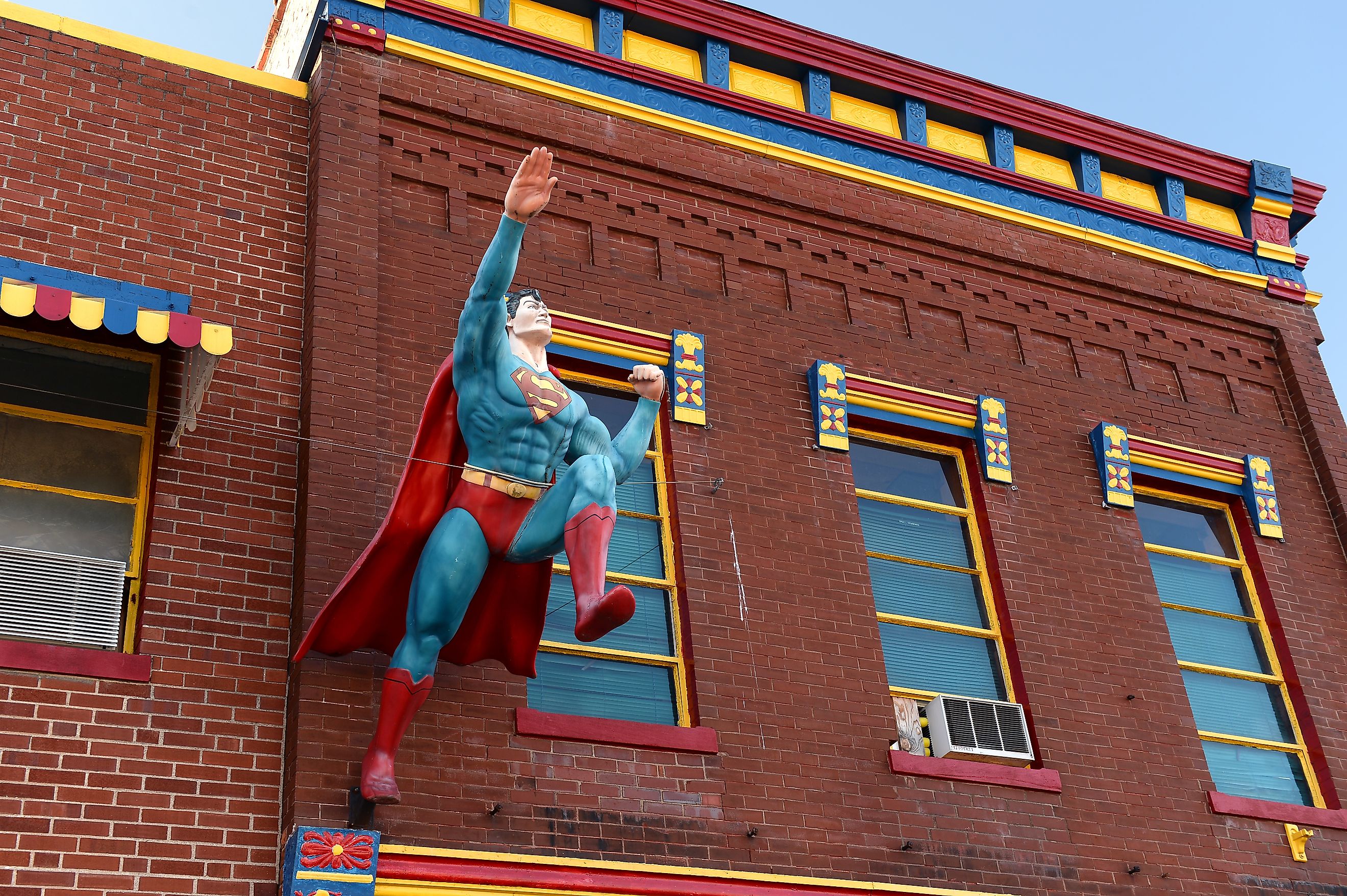 Superman in Metropolis, Illinois. Editorial credit: Gino Santa Maria / Shutterstock.com