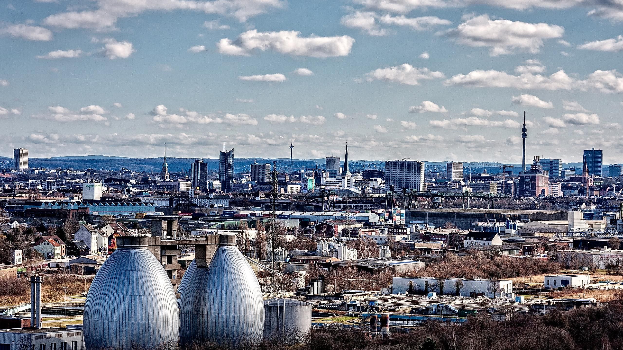 Dortmund city is the largest and most heavily populated city in the Ruhr Valley.