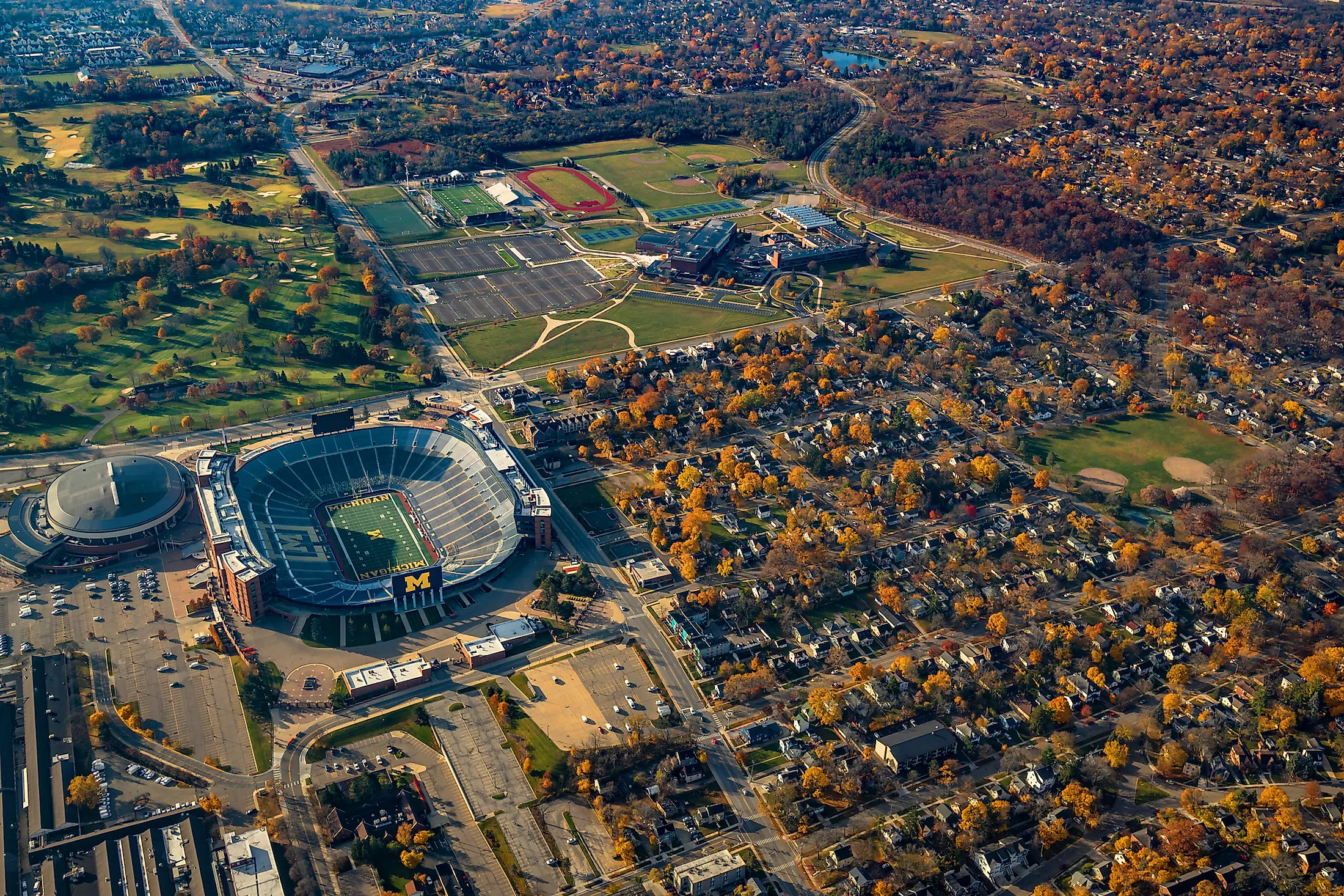 Ann Arbor, Michigan WorldAtlas