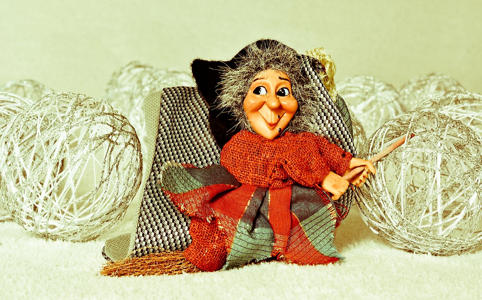 La Befana, an Italian mythical figure.