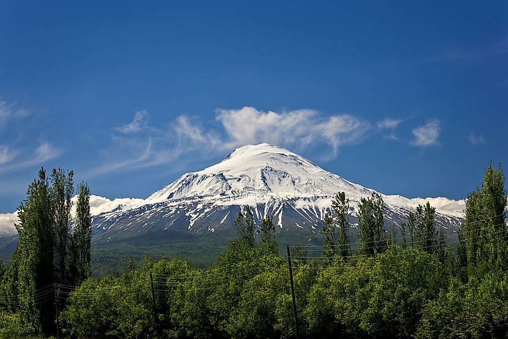 Mount Ararat is the highest point in Turkey.