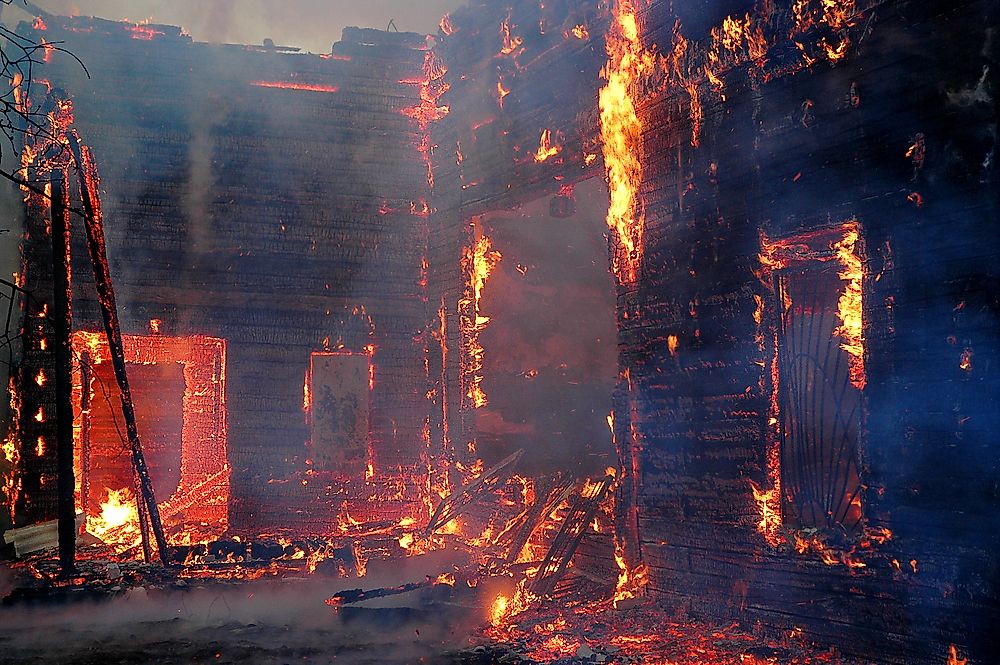 Large building fires can have disastrous results.