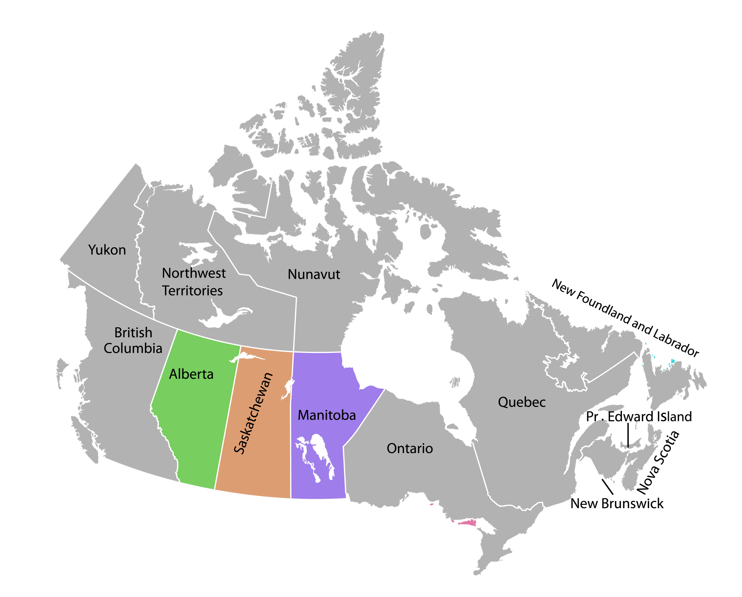 Canada Regions Map. Manitoba on the Map of Canada. Canadian Prairies. Канада, государство провинции. Regions provinces