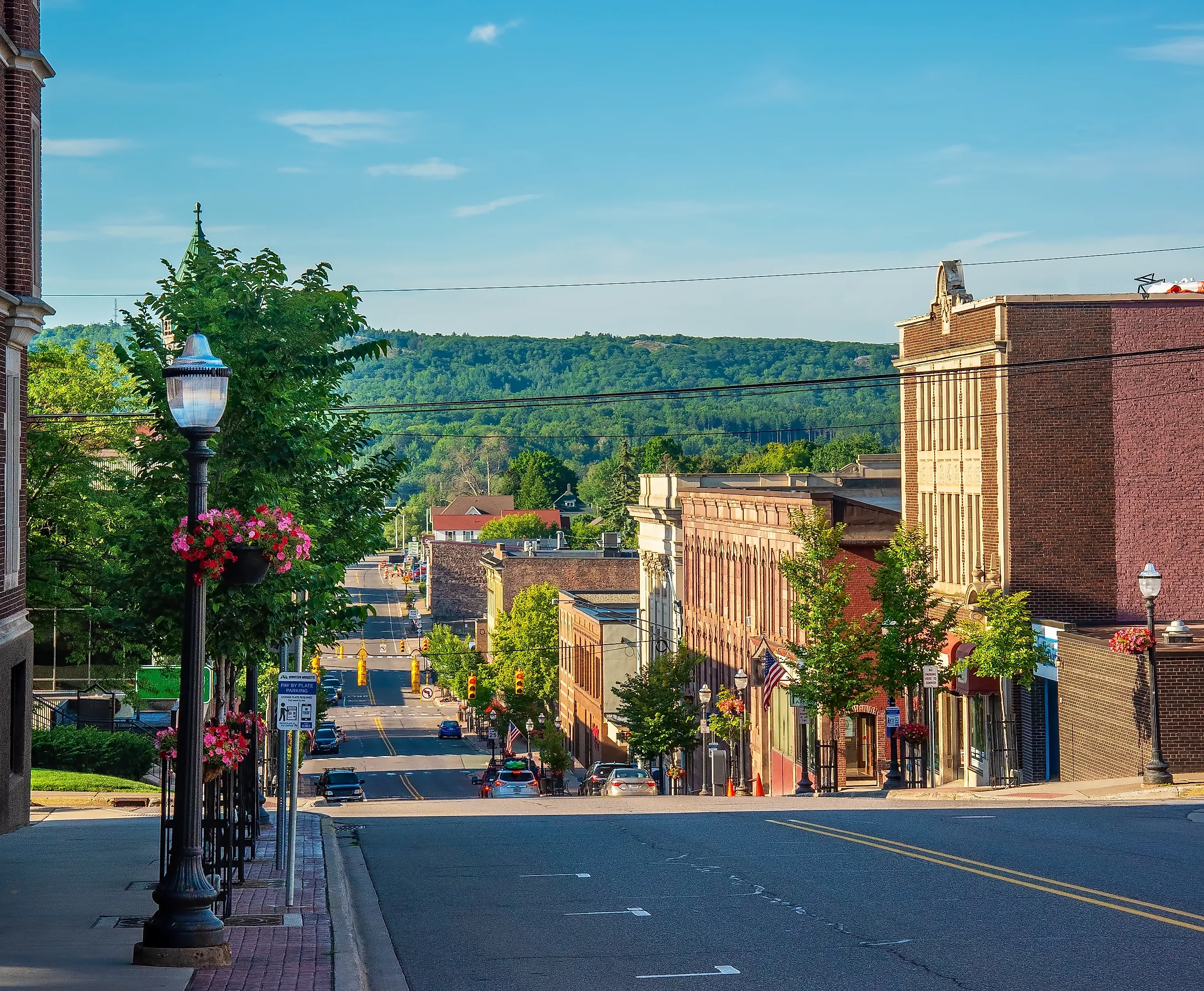  Downtown Marquette, Michigan.