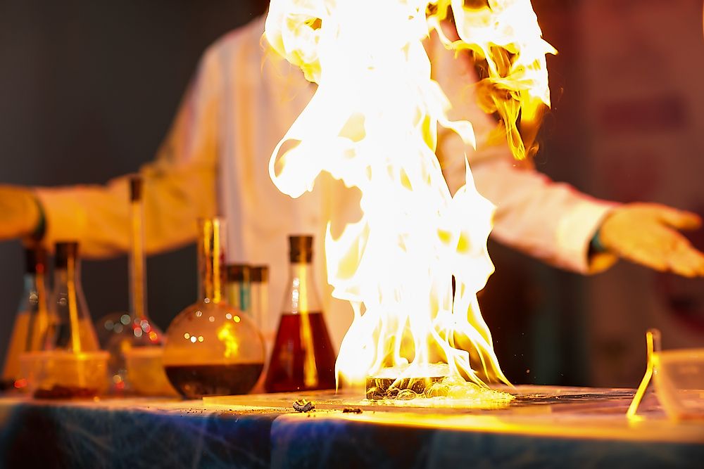 Even just a short exposure to light will make this substance explode.