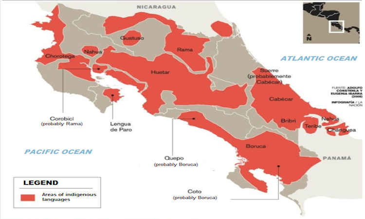 what languages are spoken in costa rica worldatlascom