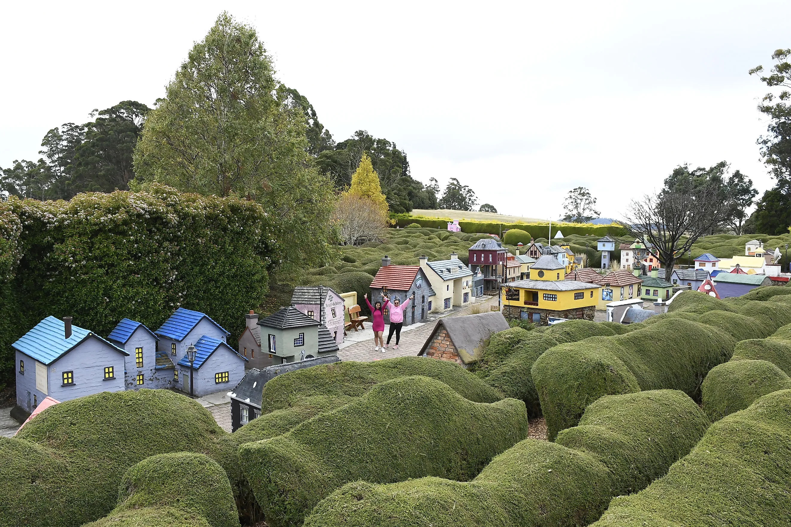 Beautiful views of Tasmazia and the Village of Lower Crackpot, Promised Land, Tasmania, Australia. Editorial credit: Pawan Kawan / Shutterstock.com